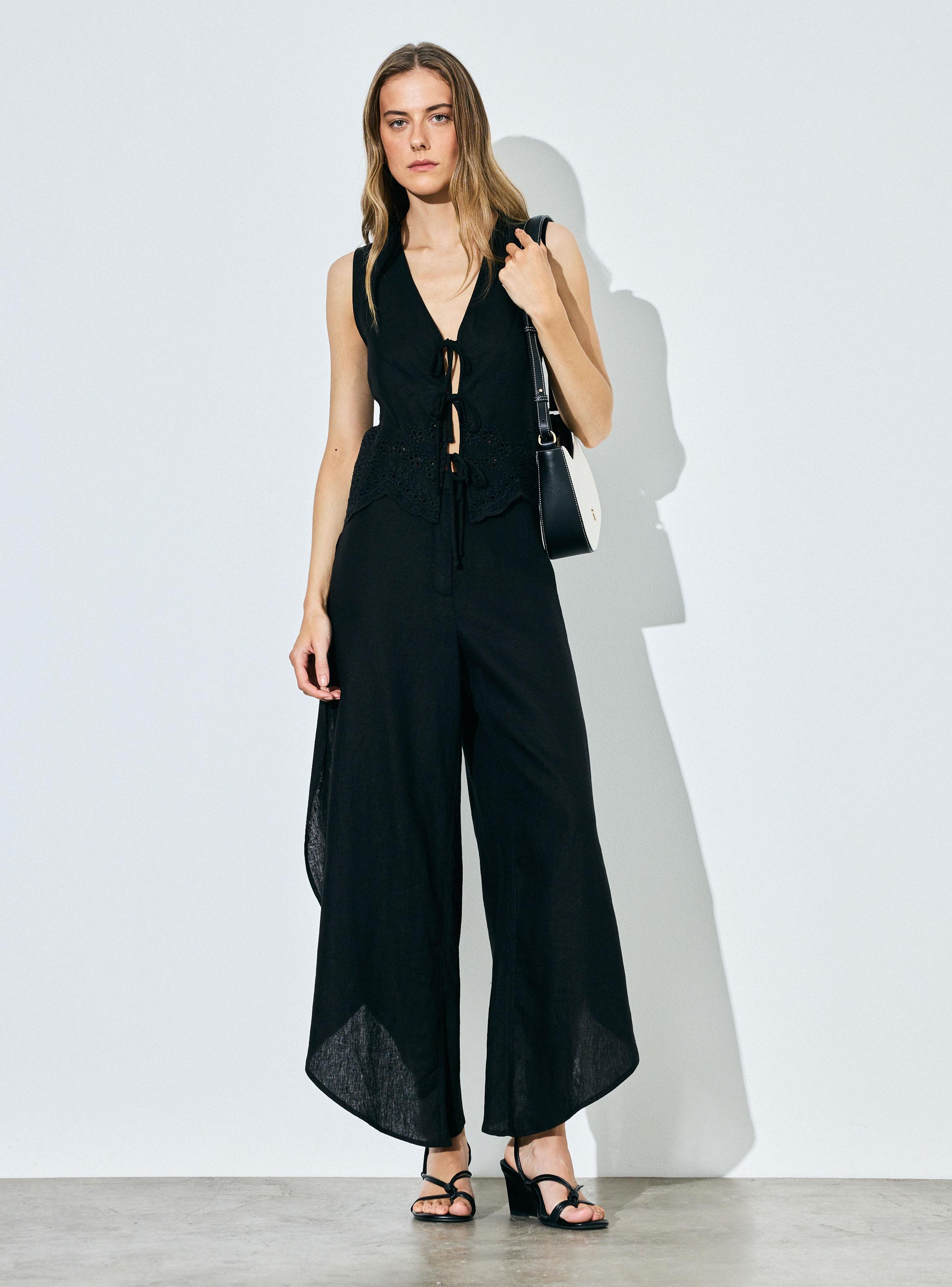 Pantalón Aladino Tipo Bombacho de Lino-4