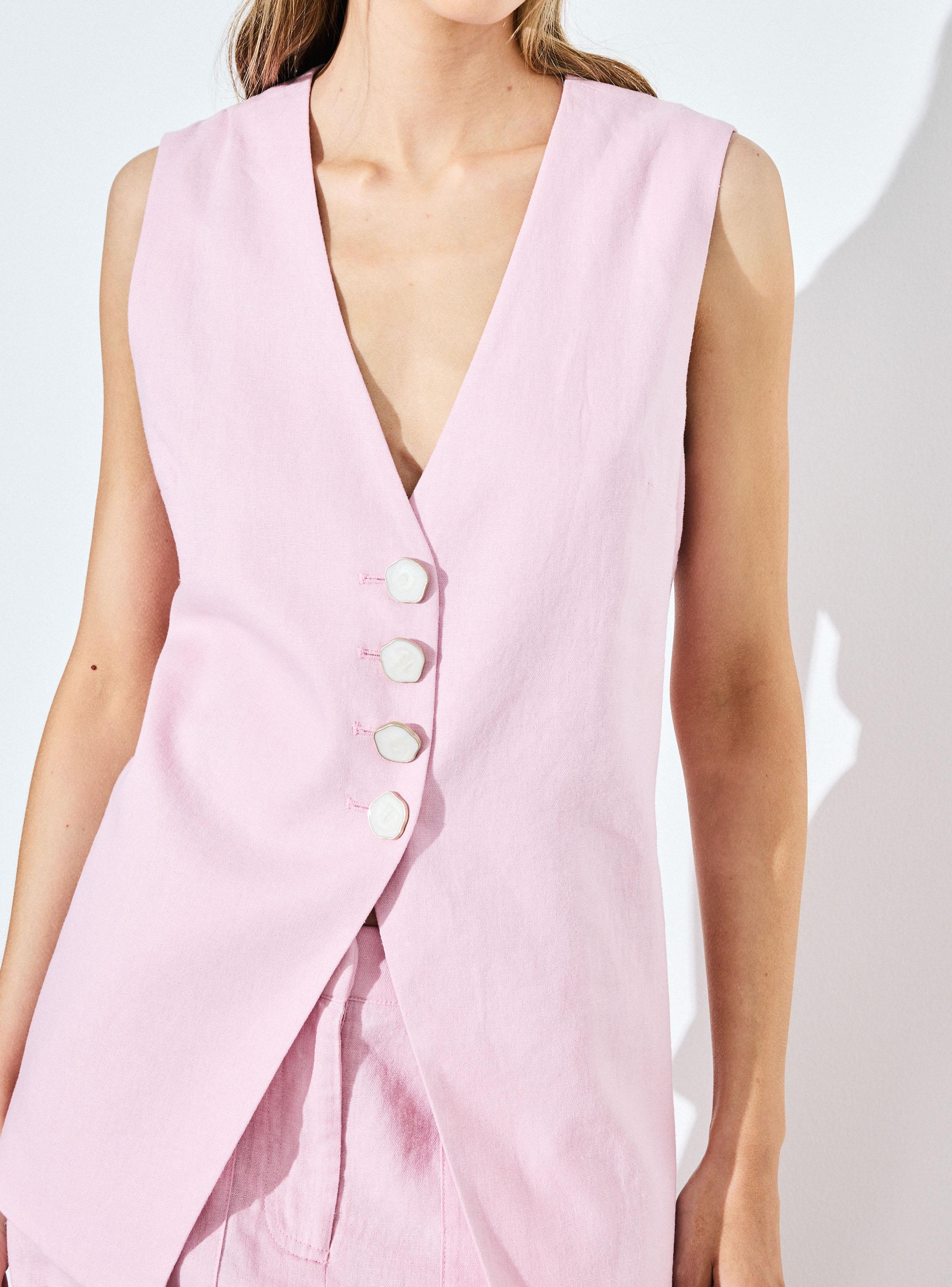 Blazer Tipo Vest con Amarras-3