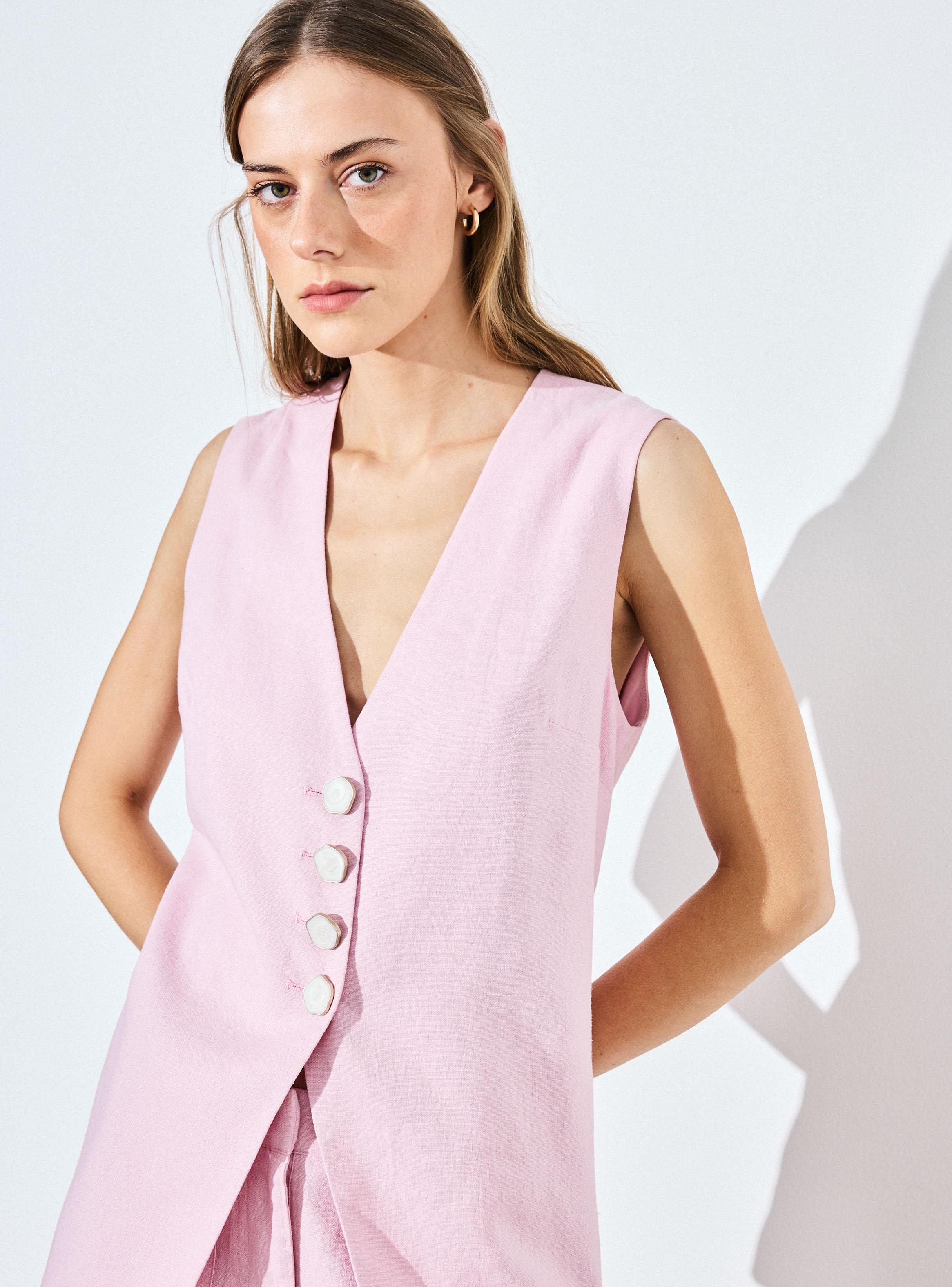 Blazer Tipo Vest con Amarras-2