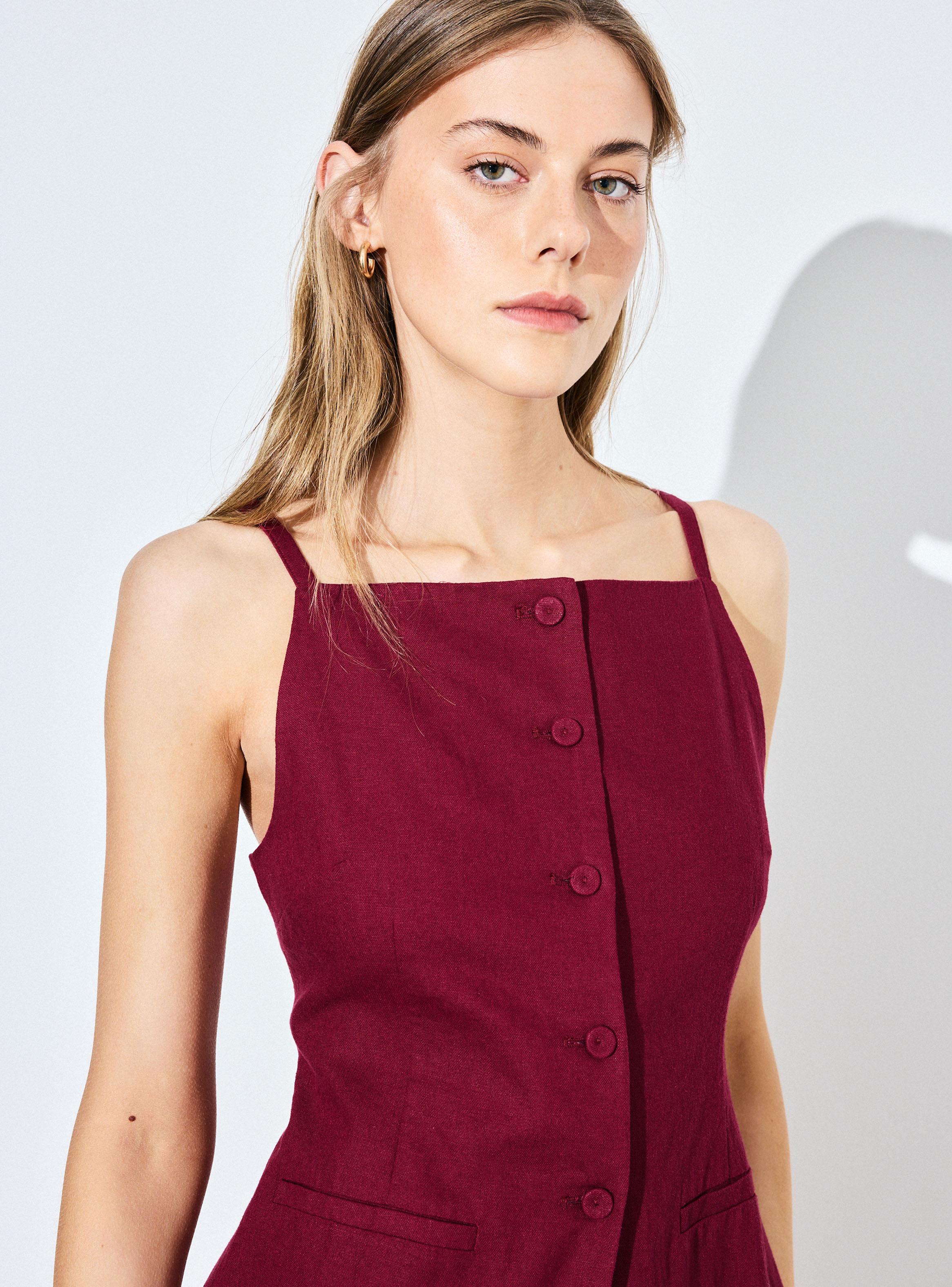 Blazer Tipo Vest con Pabilos-2