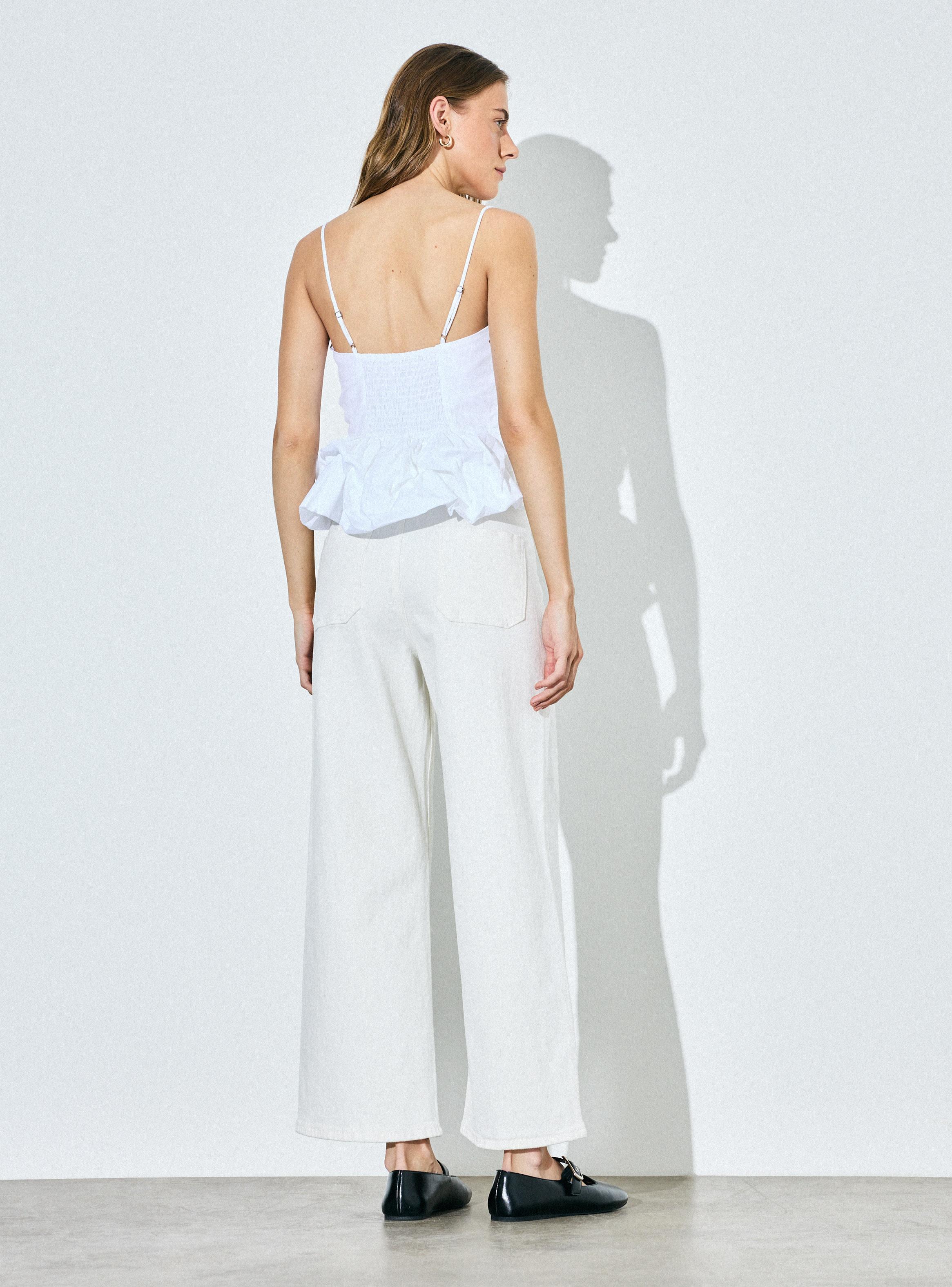 Blusa Balloon con Recogido y Pabilos-5