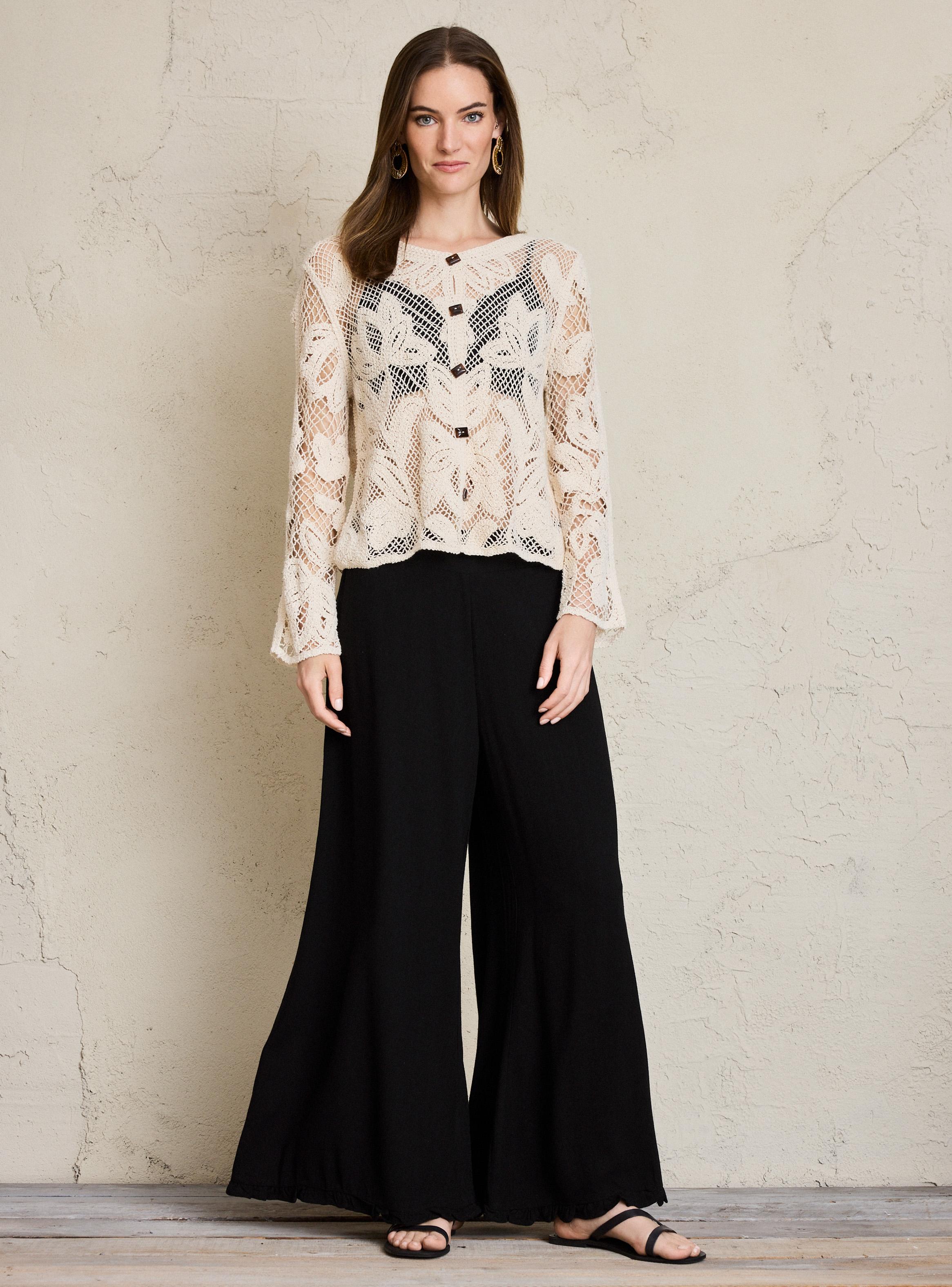 Chaleco Tejido Tipo Macramé-4