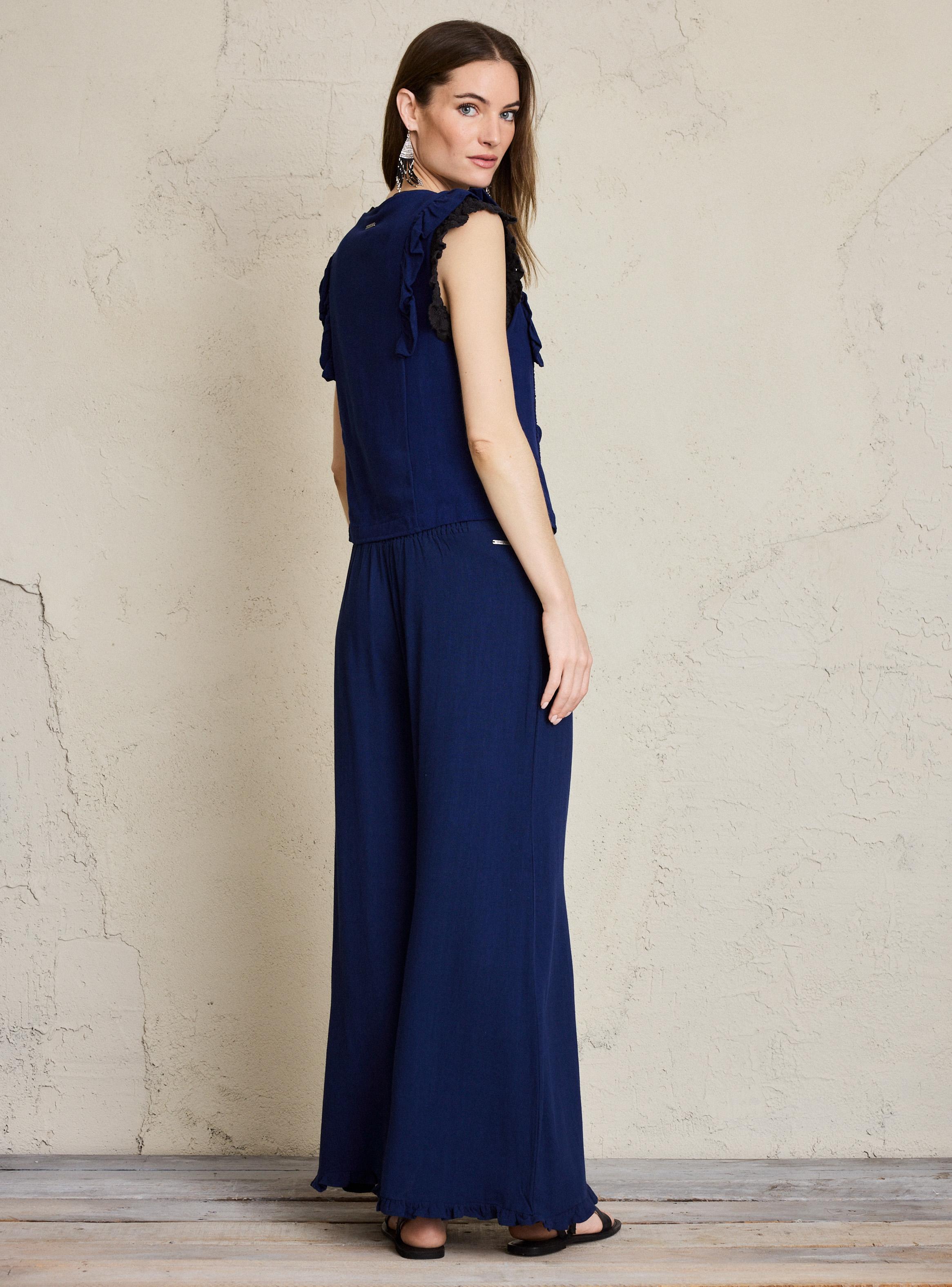 Chaqueta Tipo Vest Bordado-5