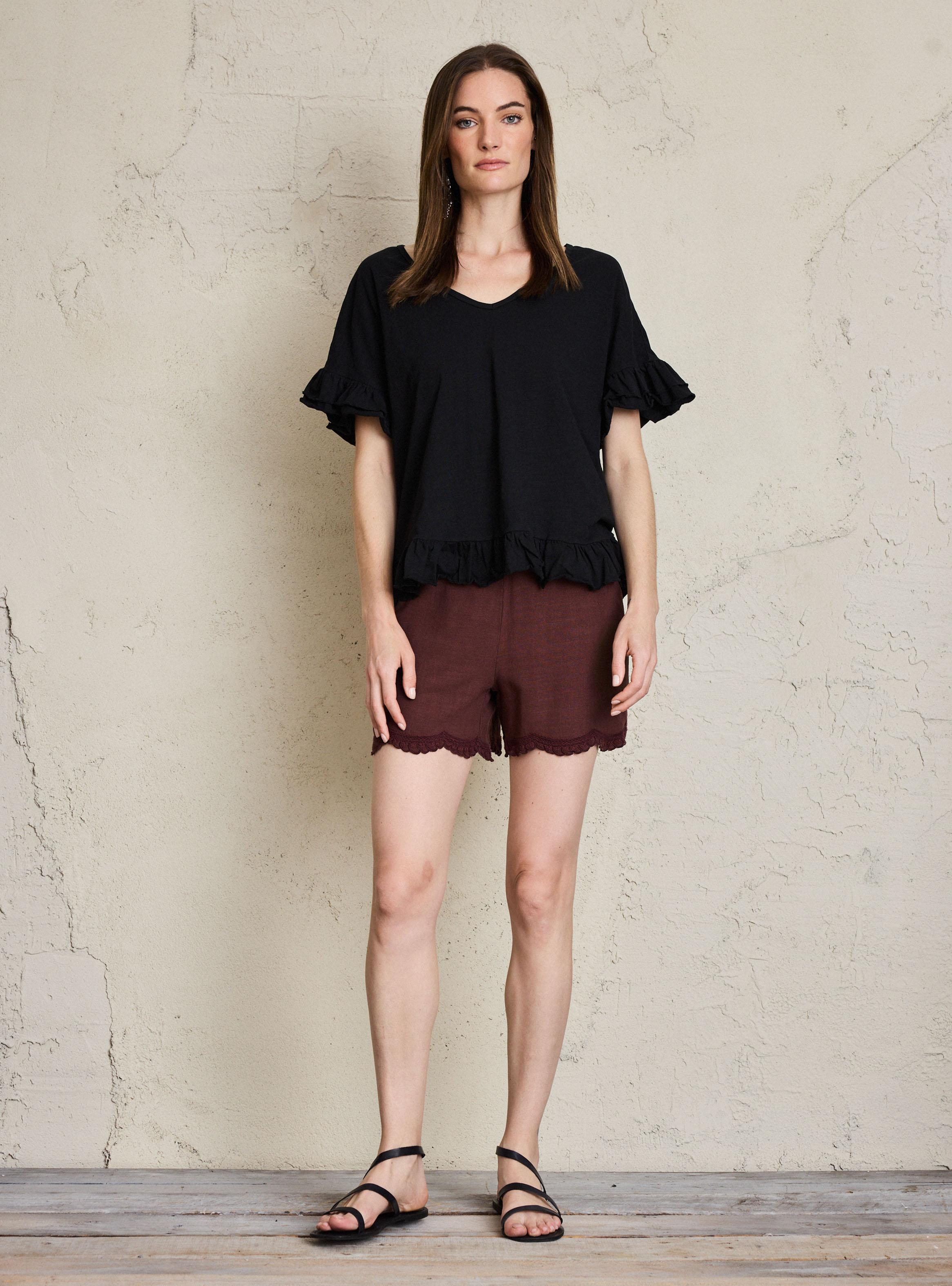 Short con Lino y Bordado-4