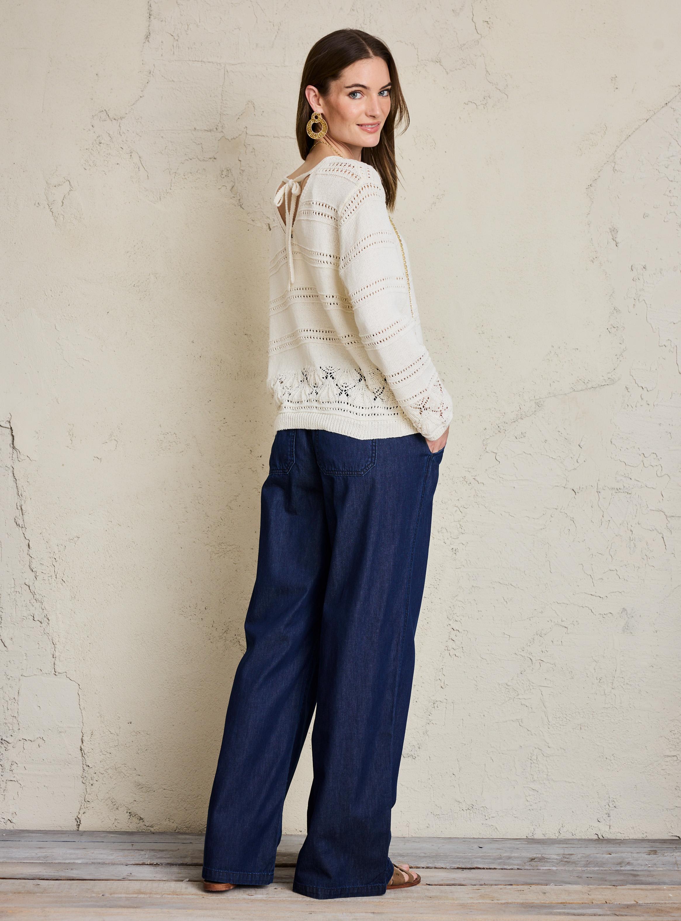 Sweater con Diseño Calado-5