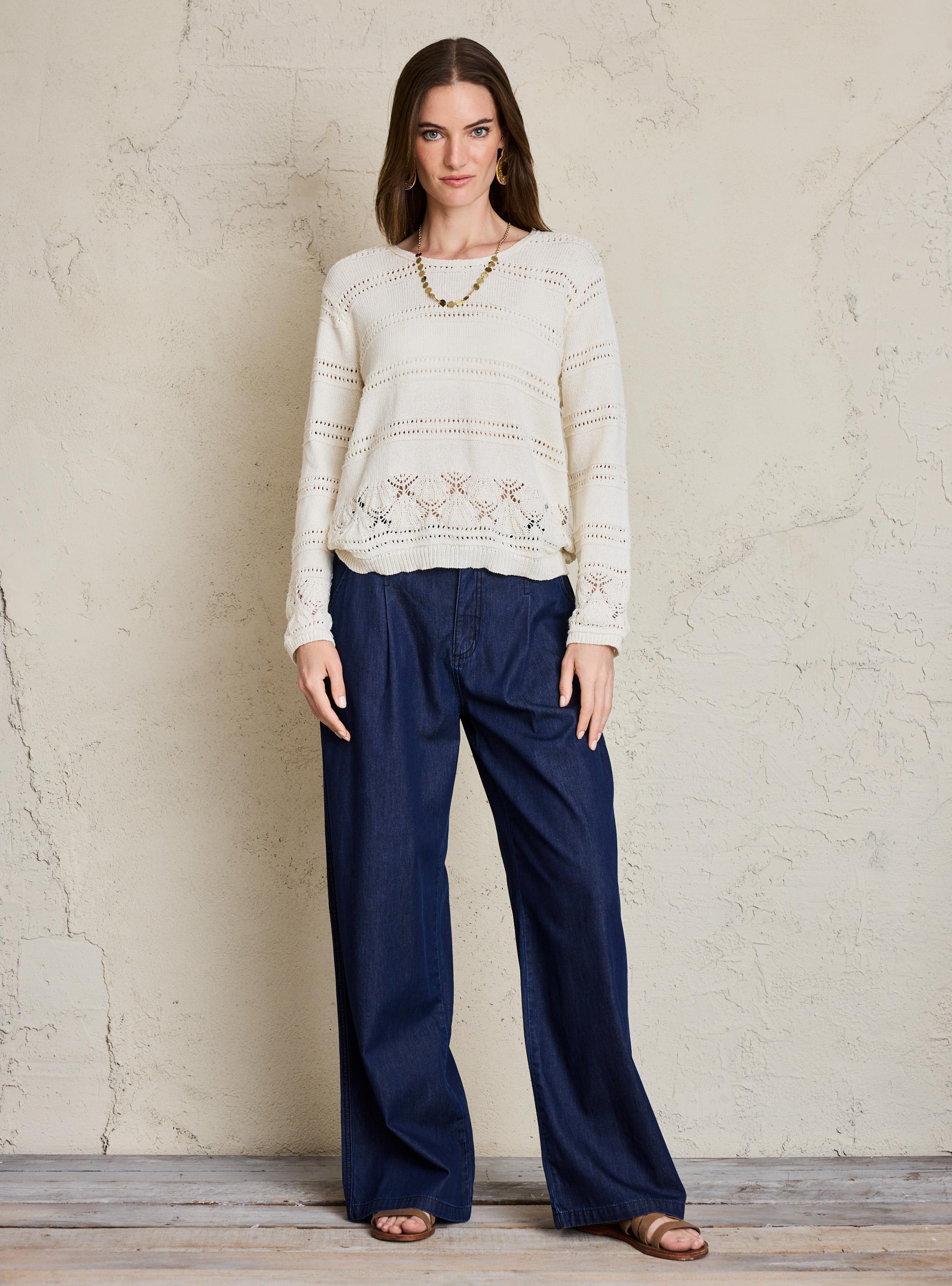 Sweater con Diseño Calado-4