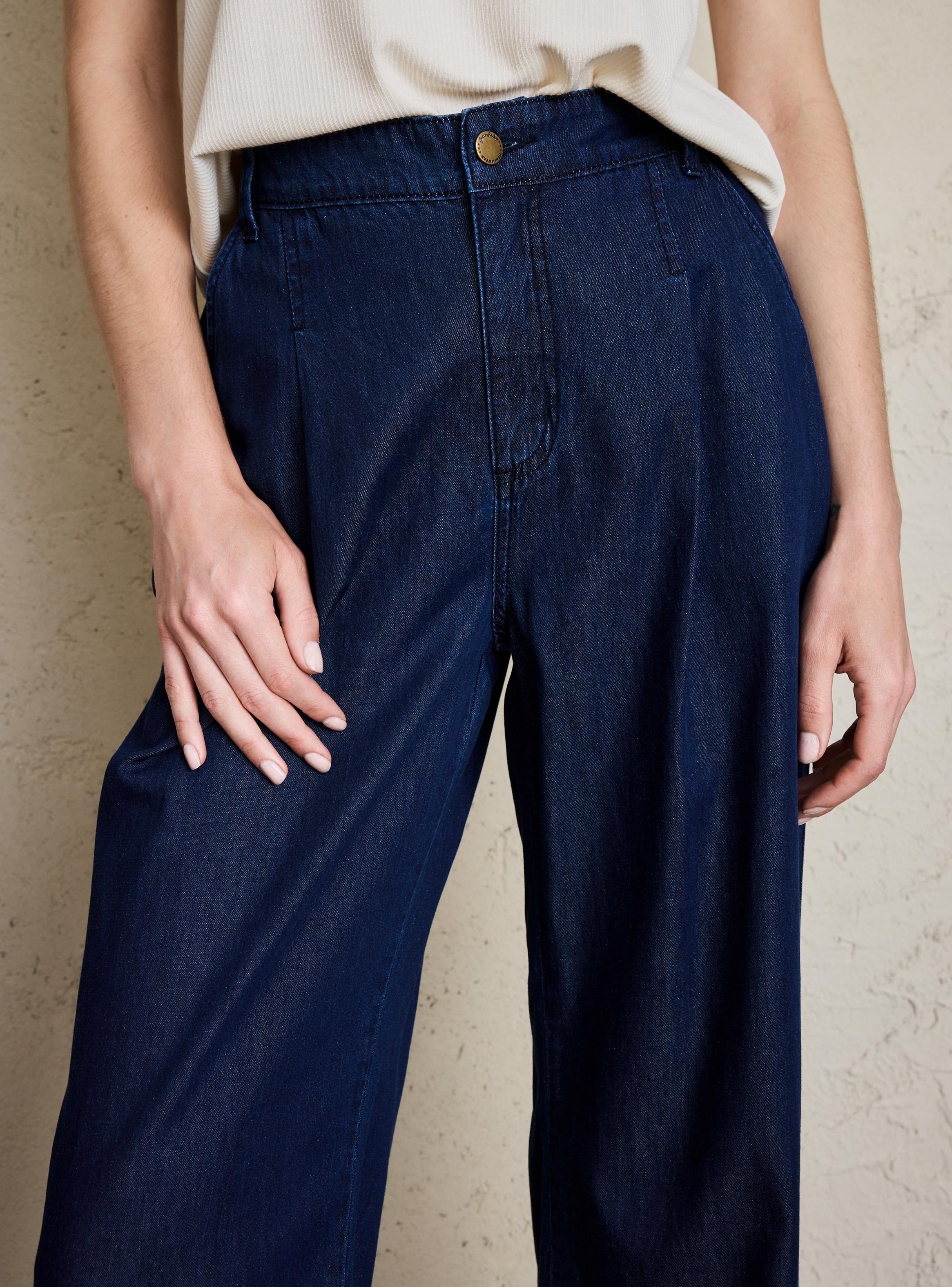 Jeans Fluido con Cintura Elasticada-2