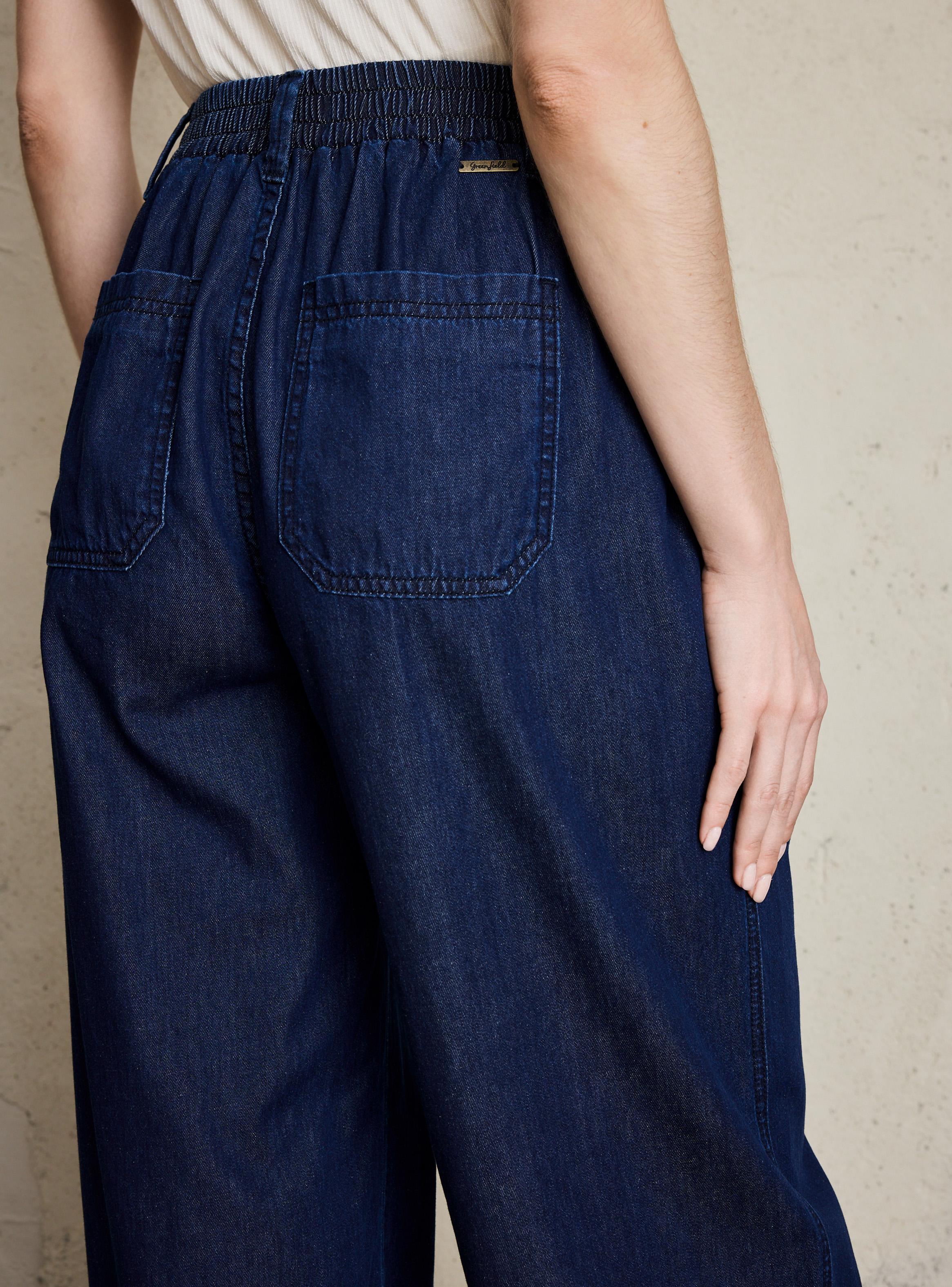 Jeans Fluido con Cintura Elasticada-3