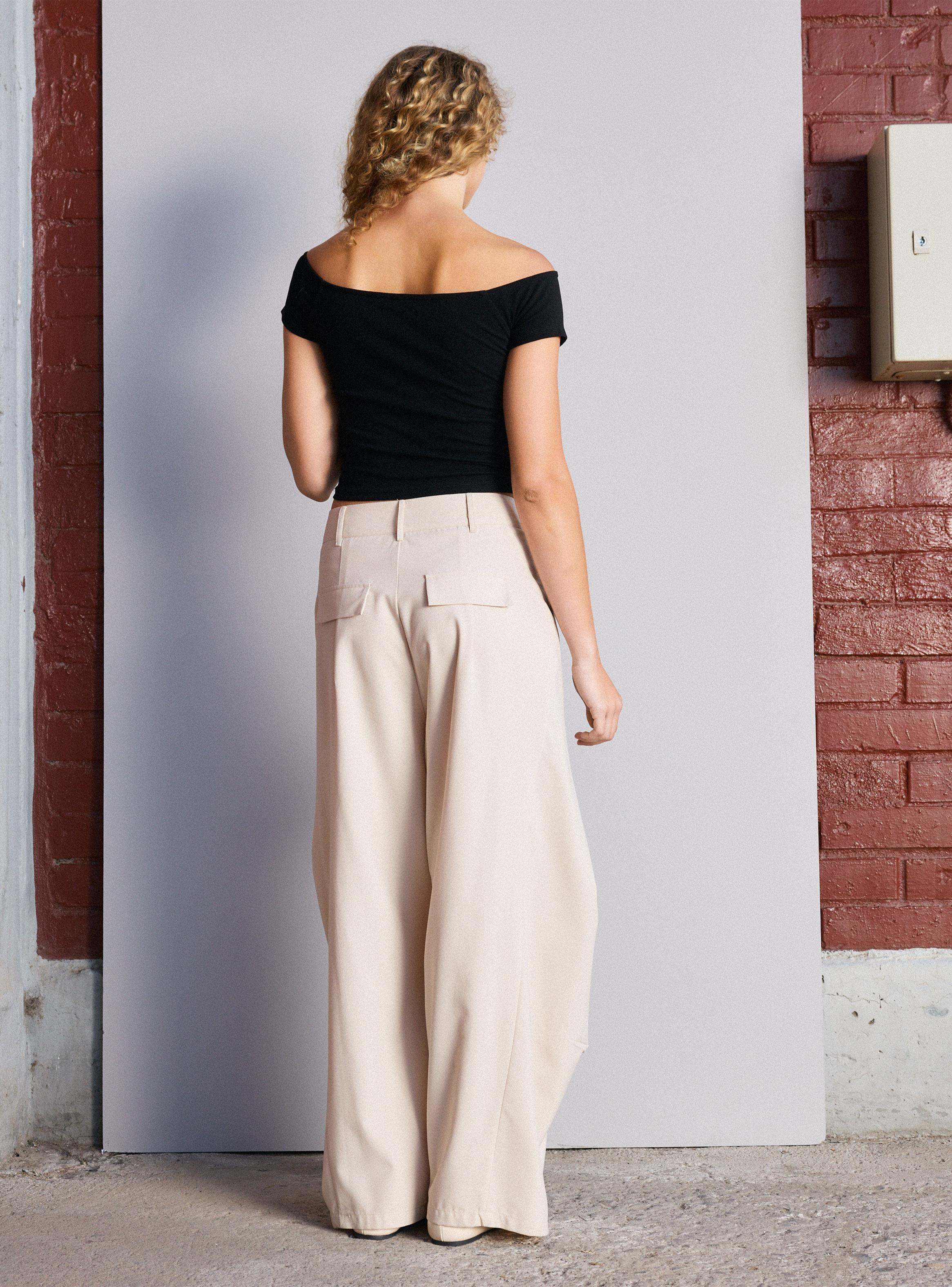 Polera Manga Corta Cuello Bardot-5