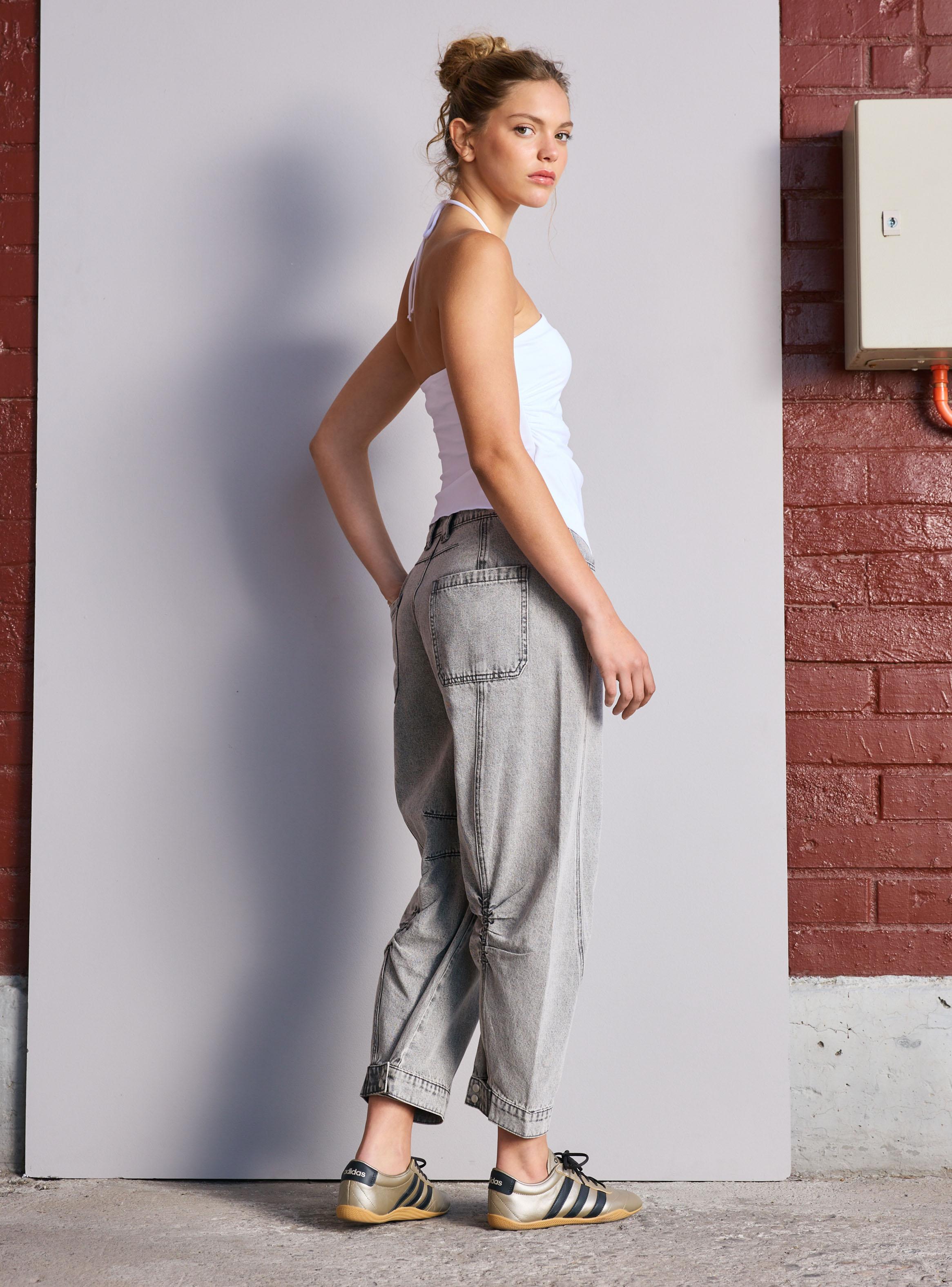 Polera Drapeada Amarrada al Cuello-5