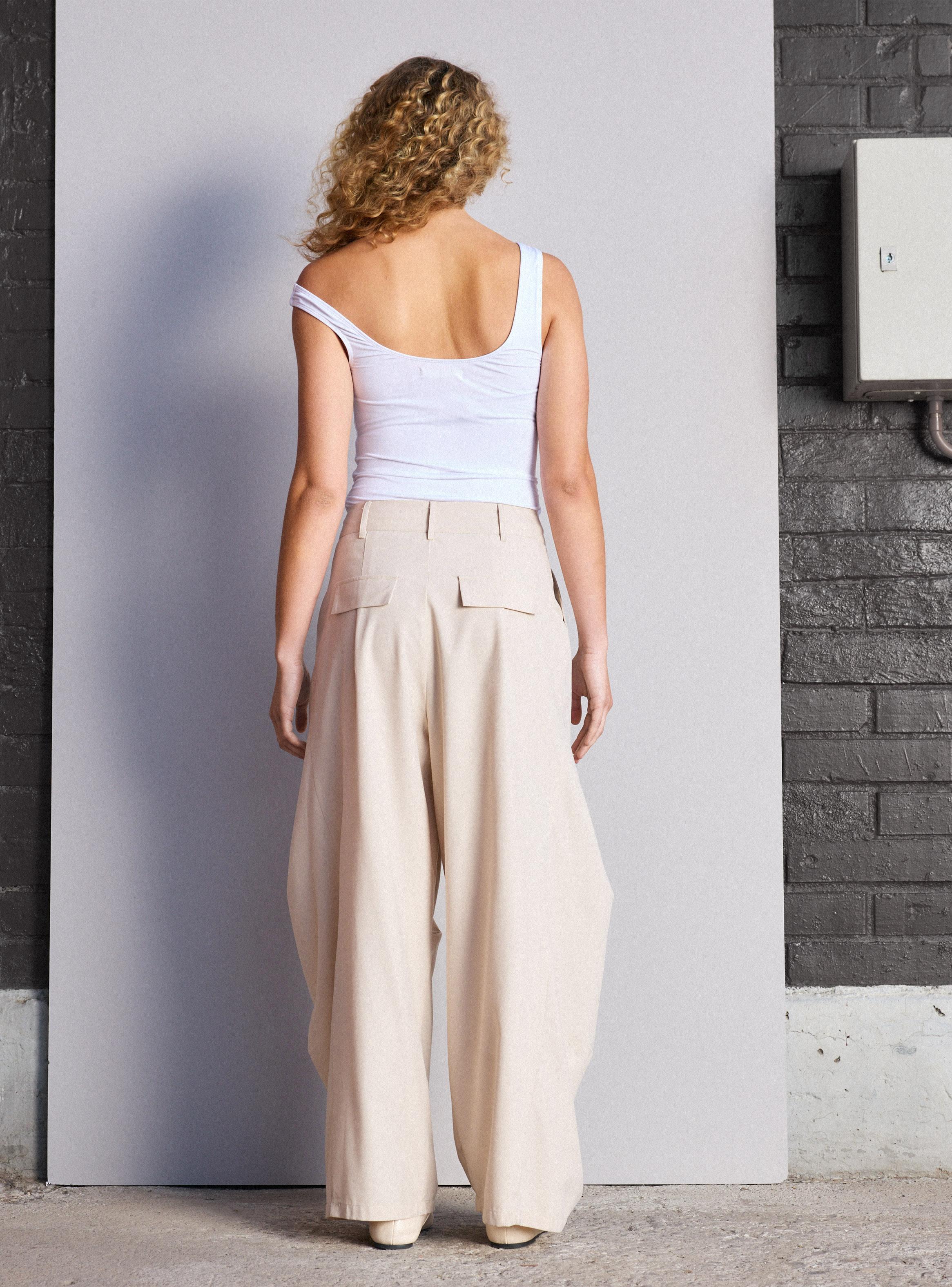 Pantalón Parachute con Pinzas-5