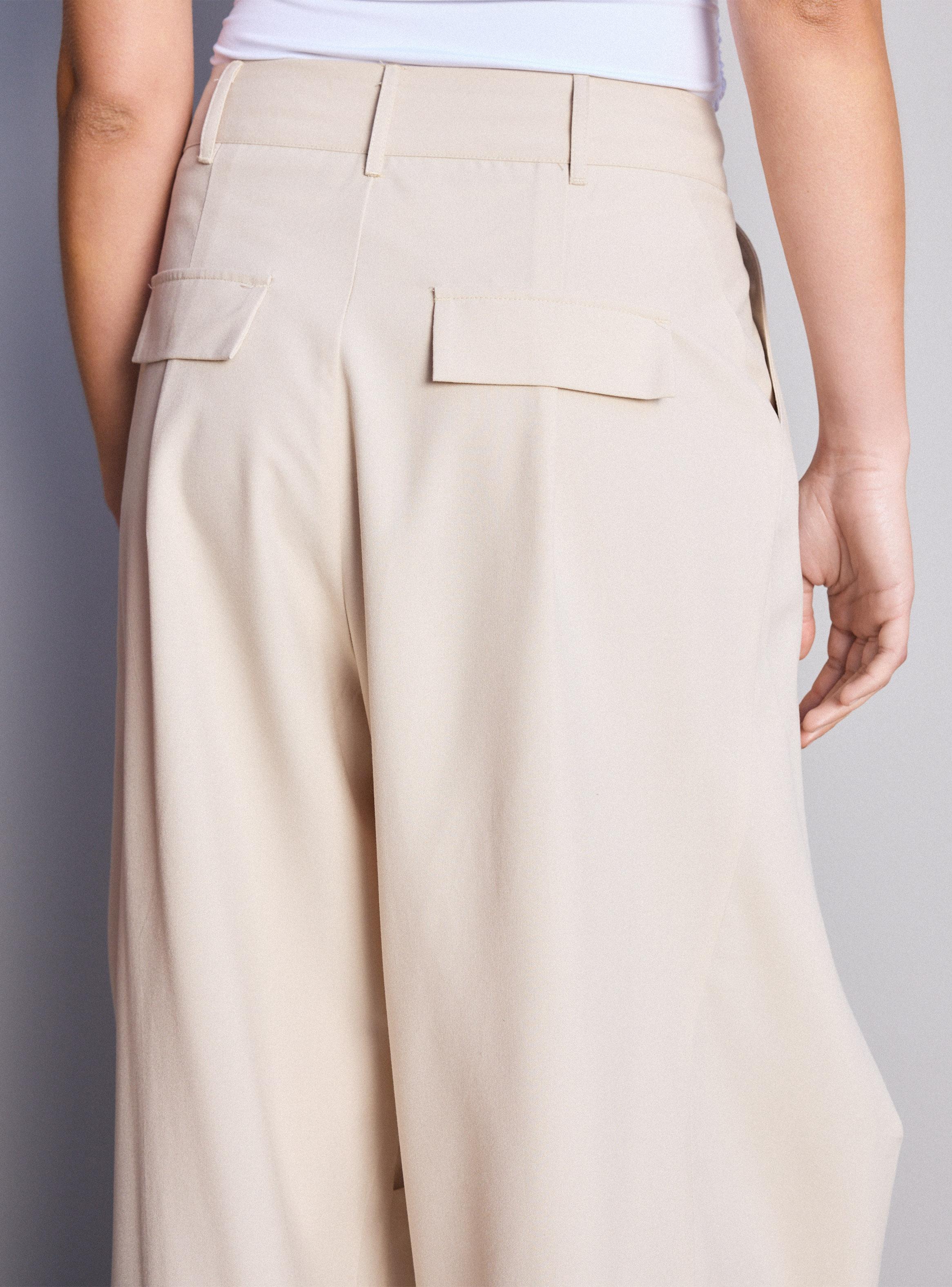 Pantalón Parachute con Pinzas-3