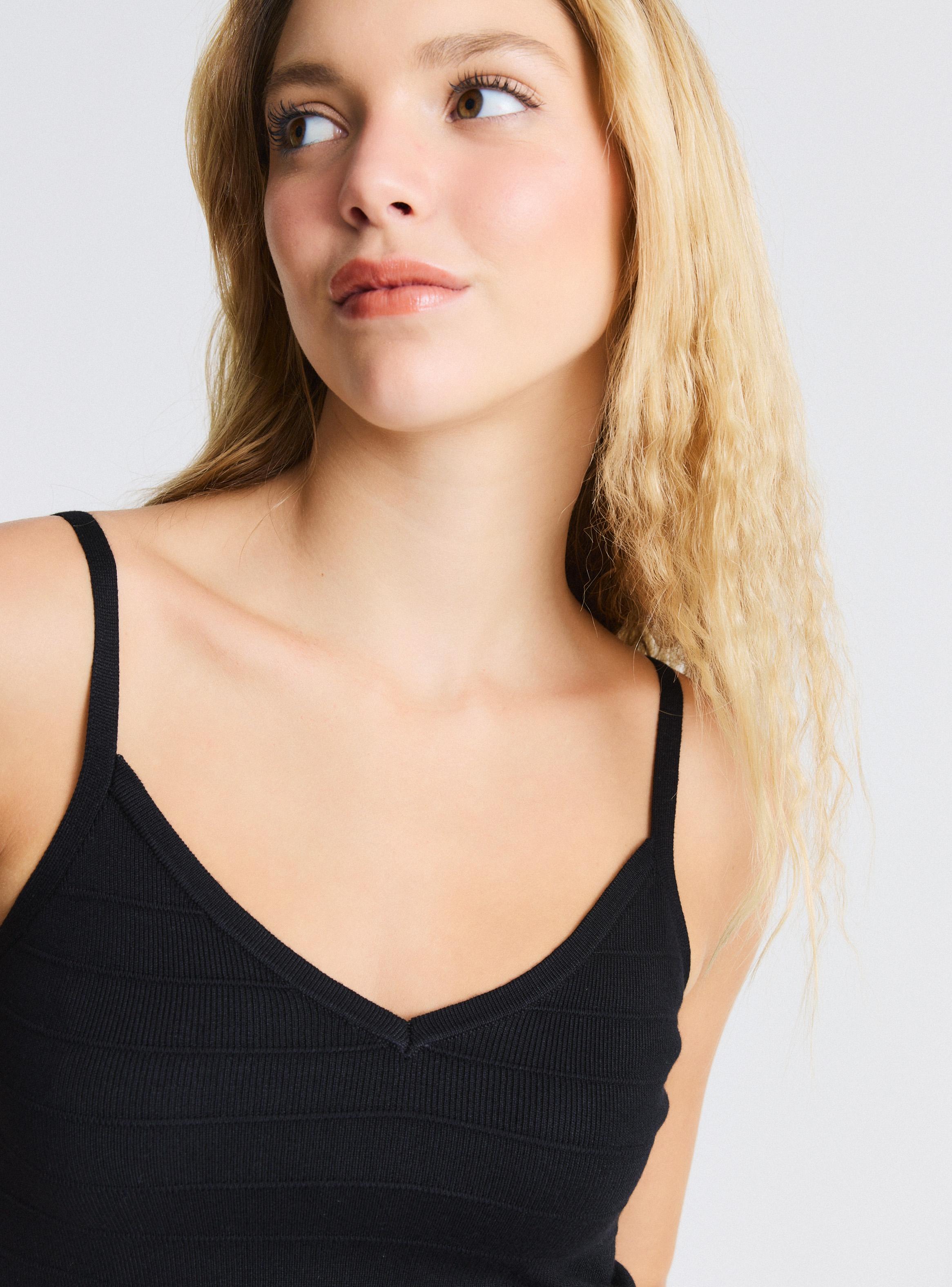 Polera Tejida Crop-2