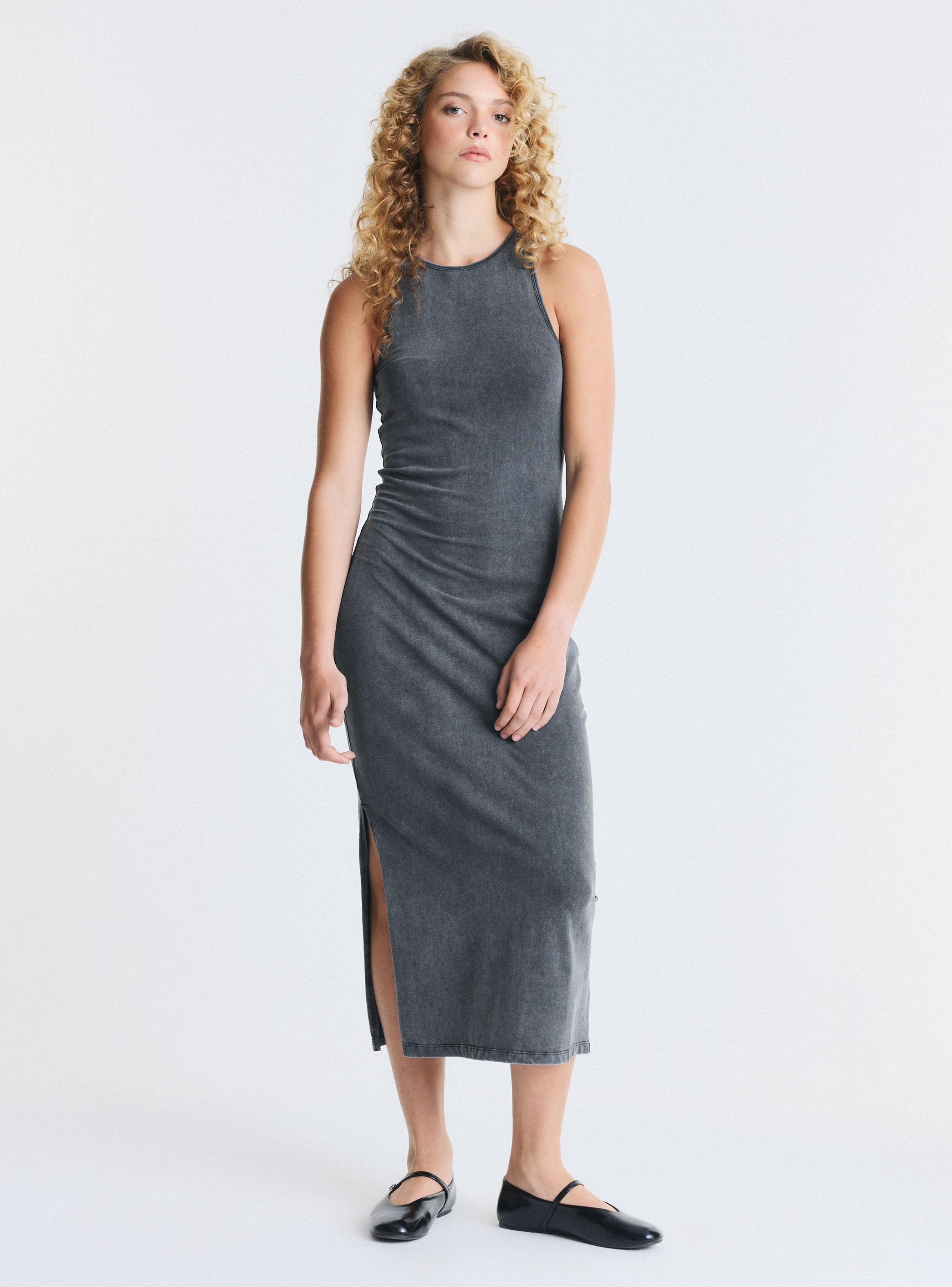 Vestido Largo Ajustado-4