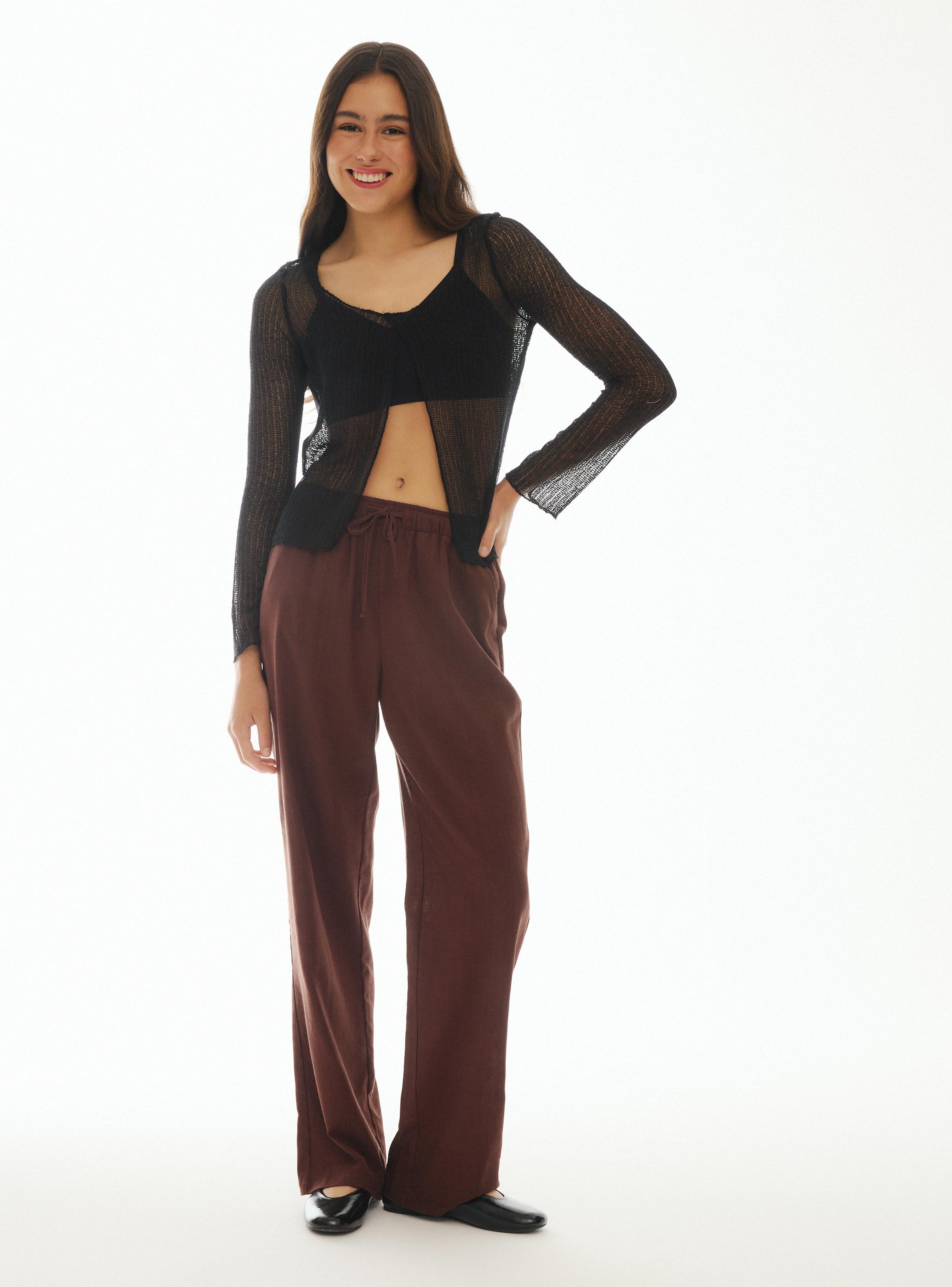 Chaleco Calado Manga Larga-4