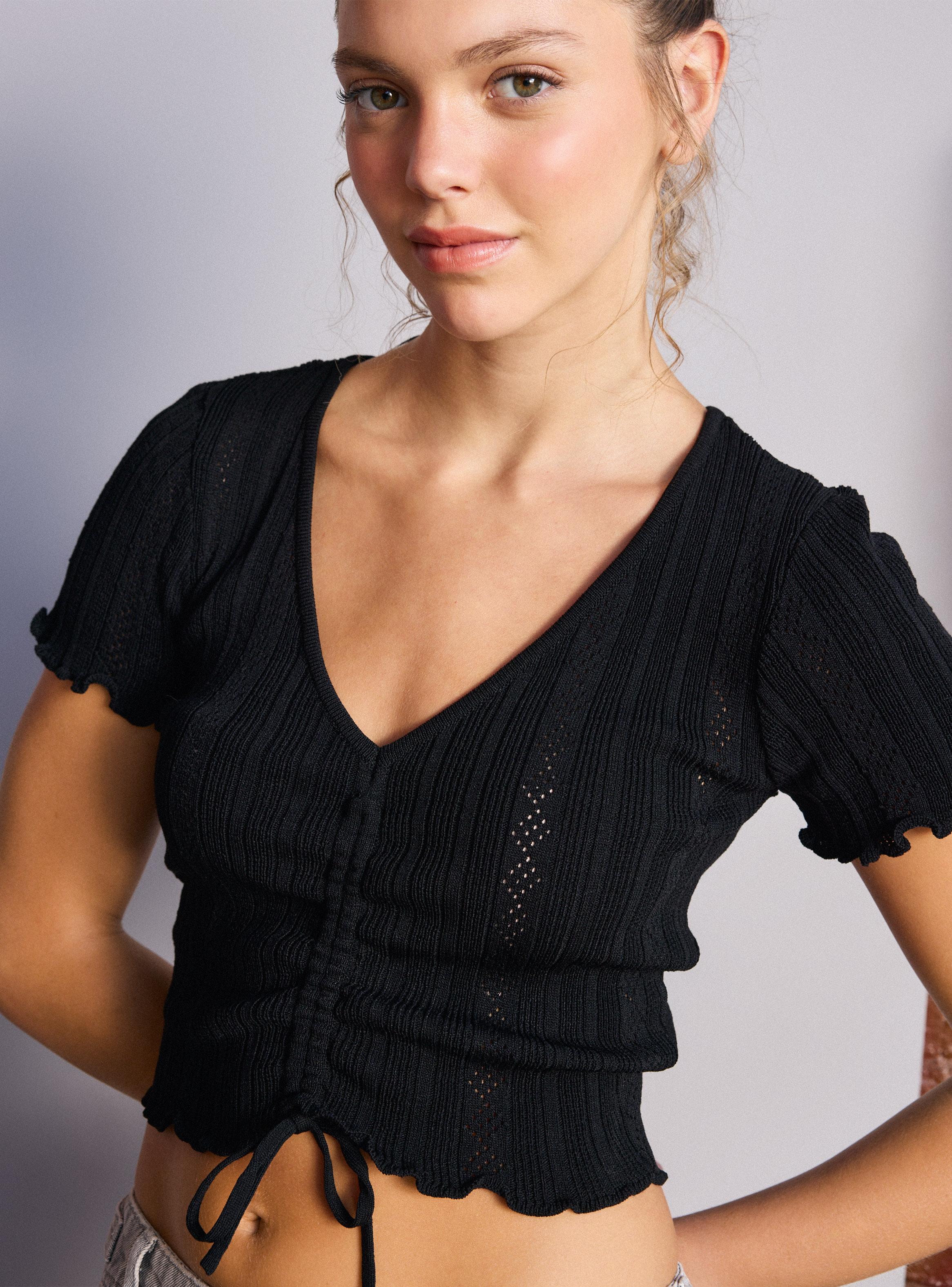 Polera con Fruncido Central-2