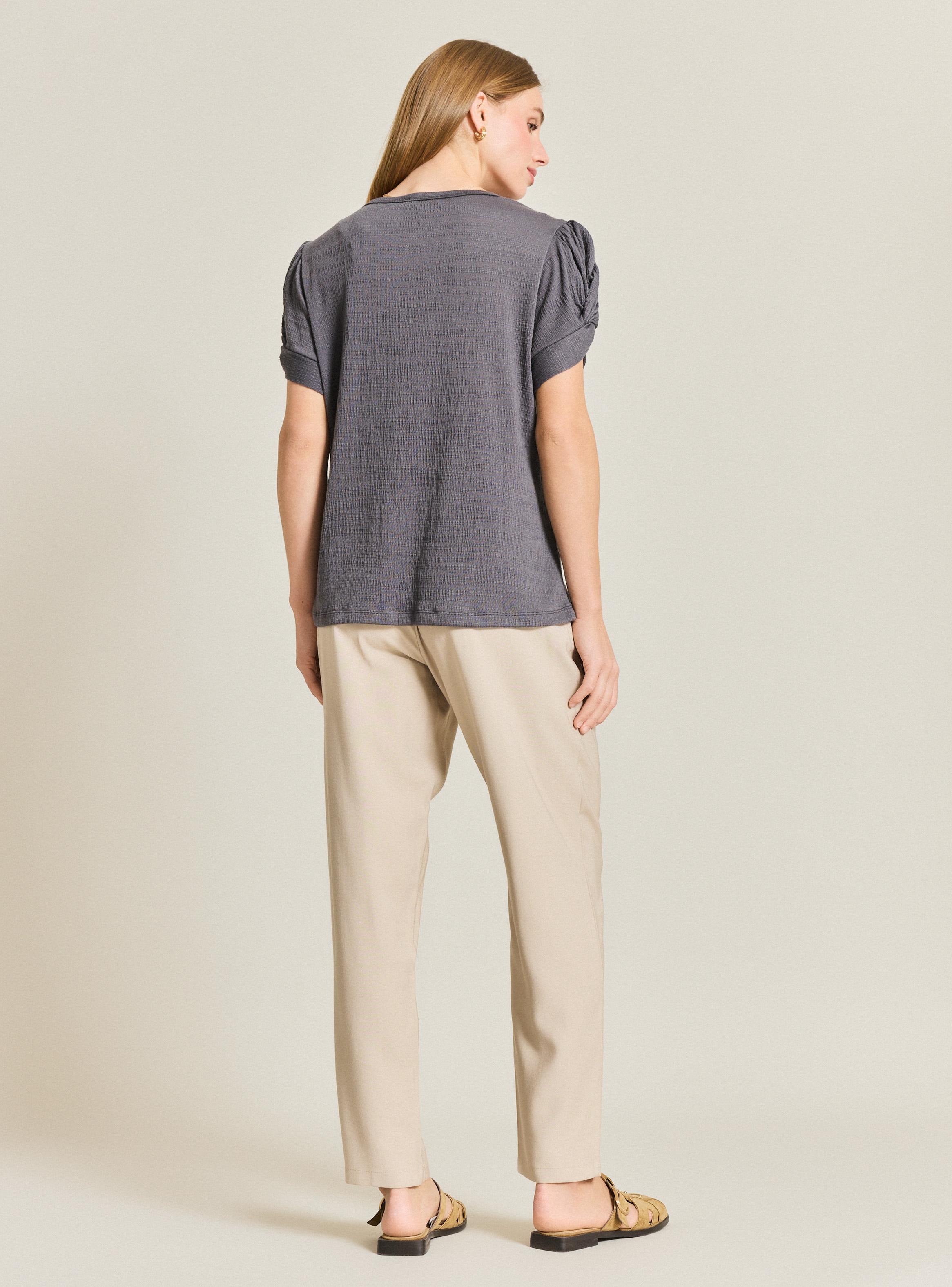 Polera Larga Sólida-5