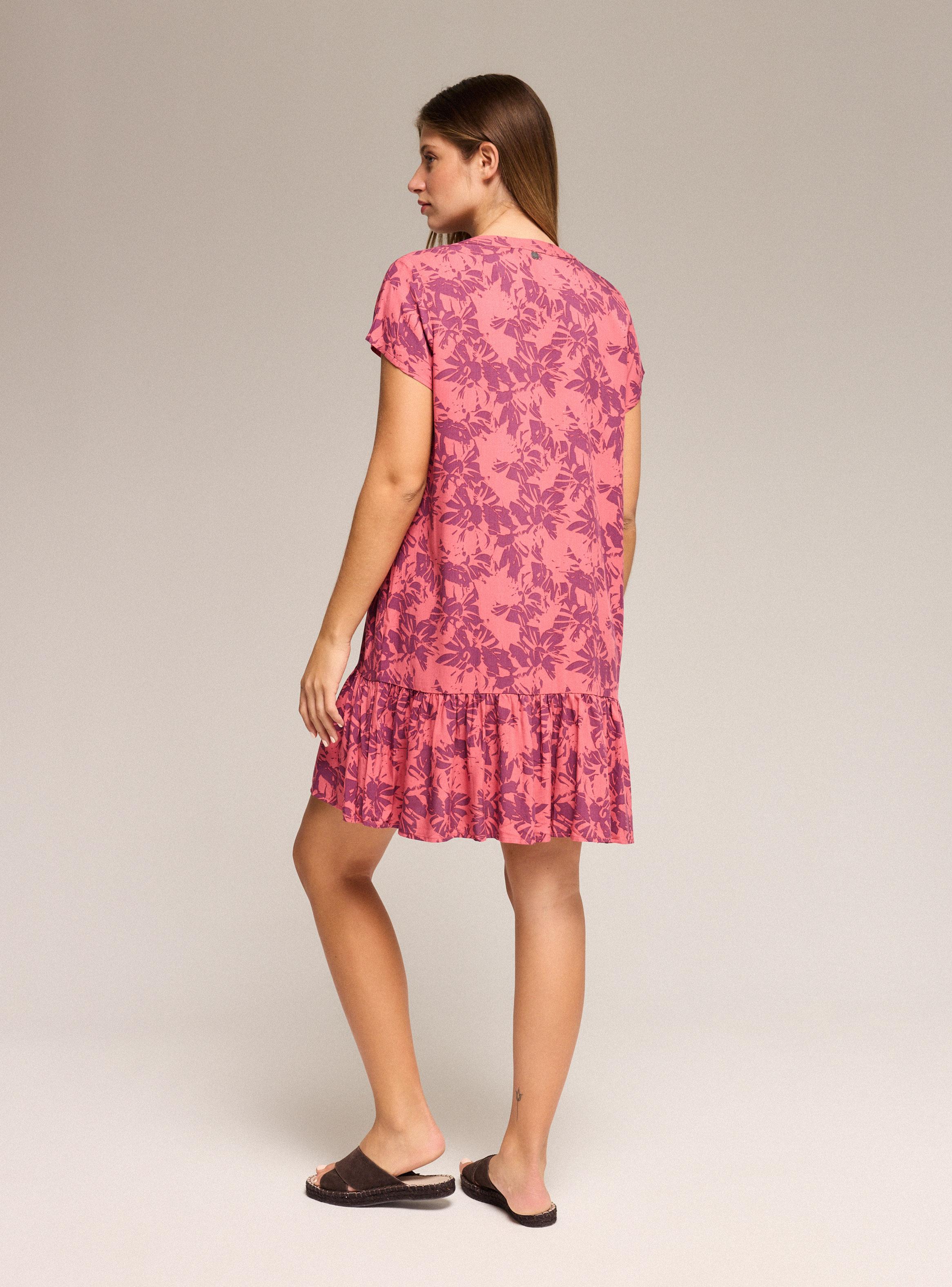 Vestido Vuelos y Manga Corta-5