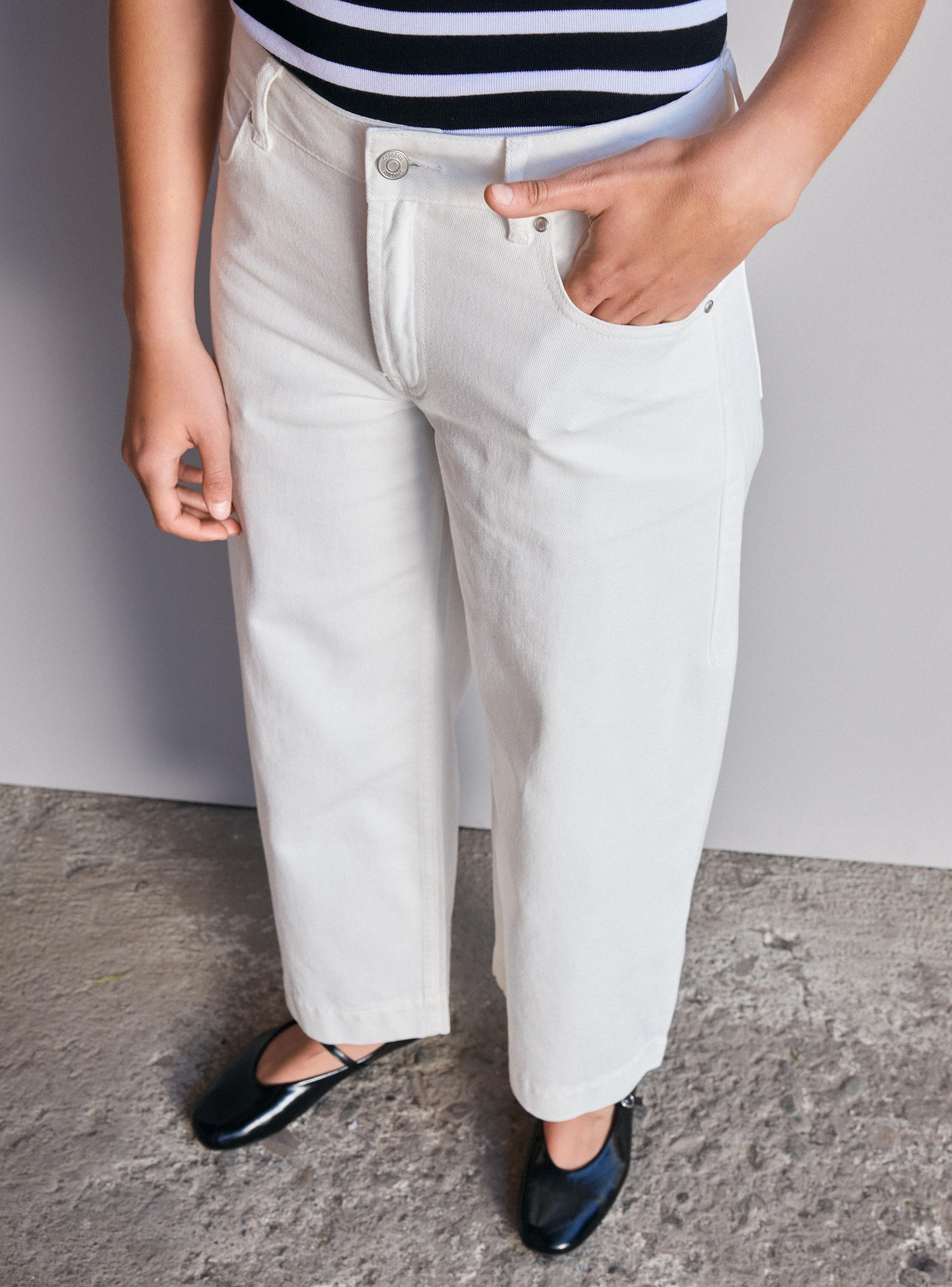 Jeans Wide Leg Crop-2