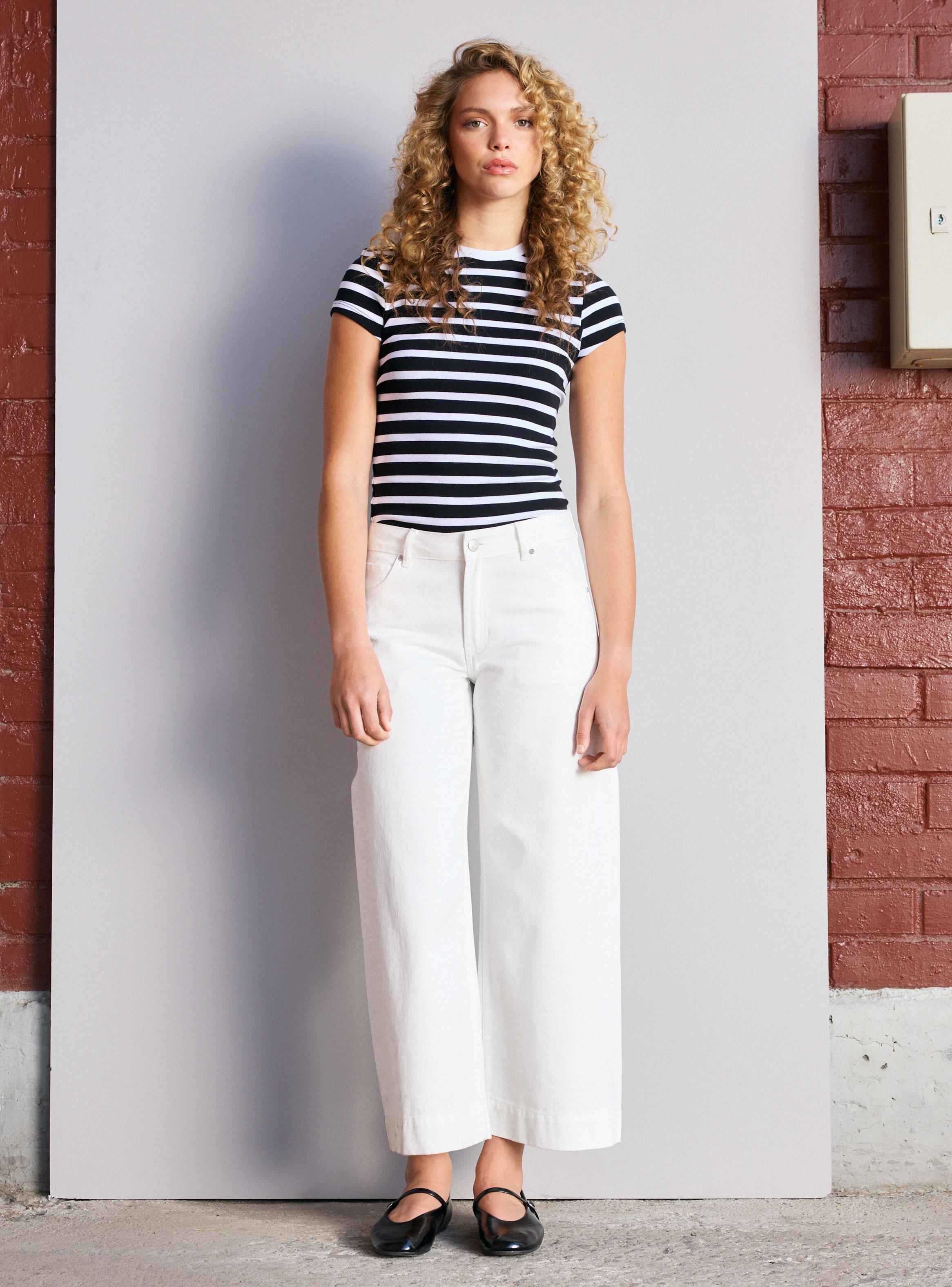 Jeans Wide Leg Crop-4