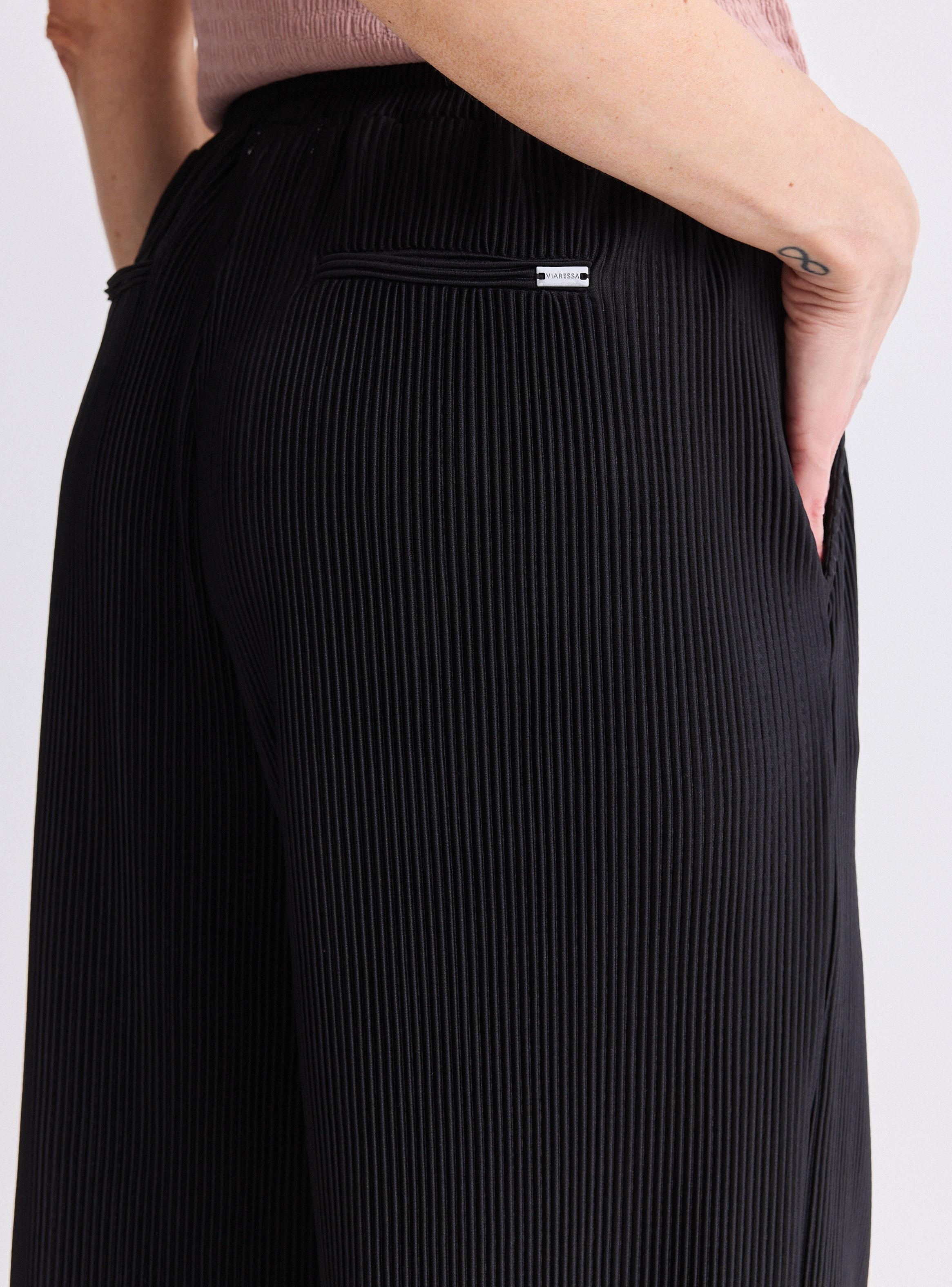 Pantalón Wide Leg Plisado-3