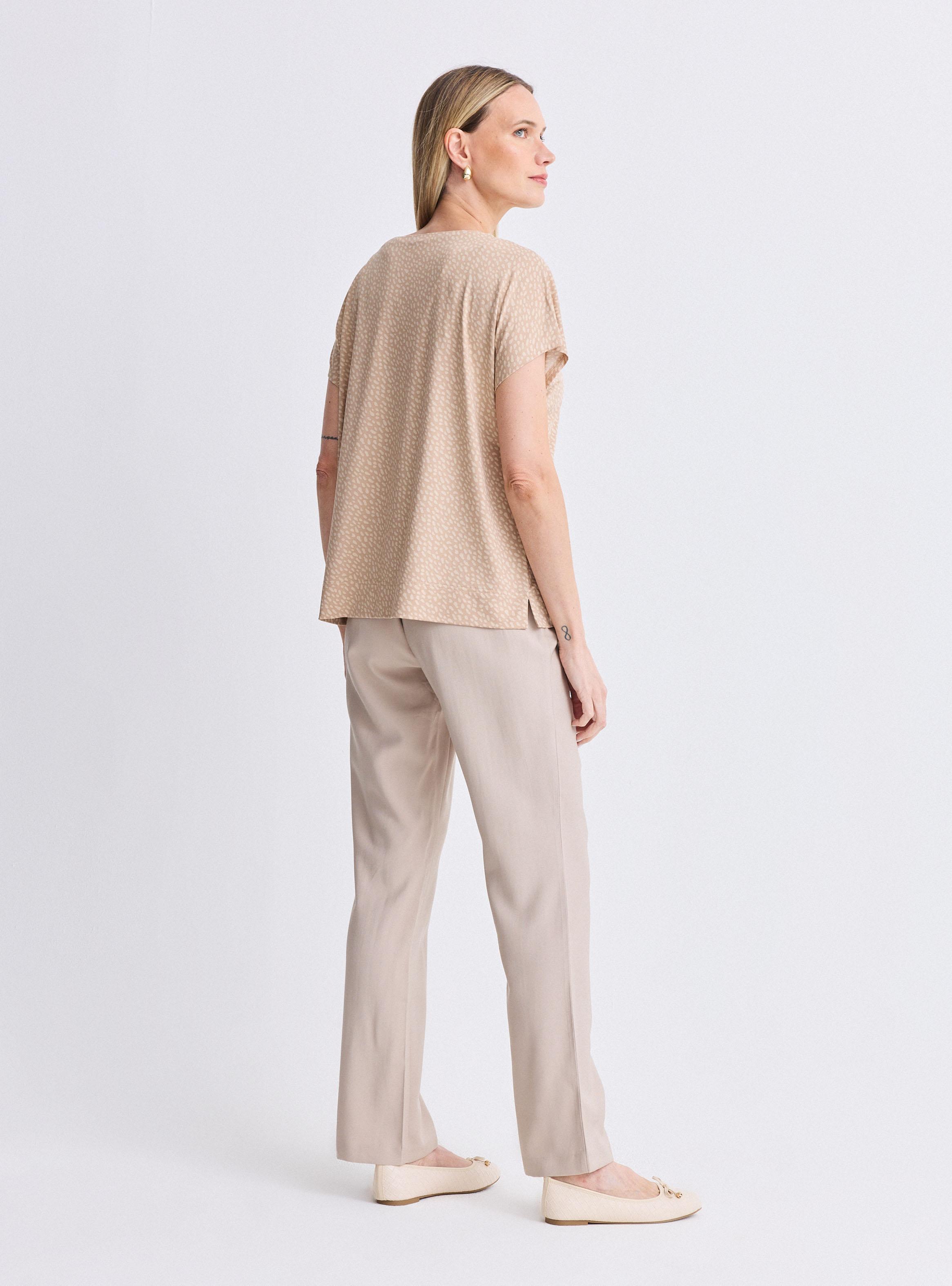 Polera Escote V con Aplicación Metálica-5