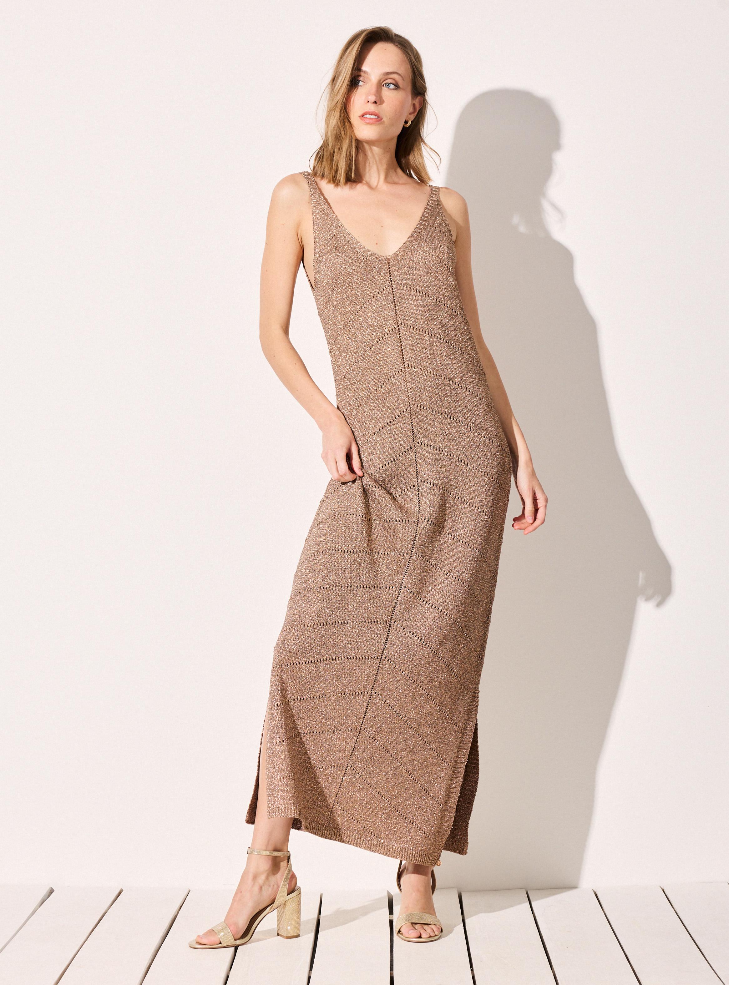 Vestido Vestido Tejido con Lurex-4