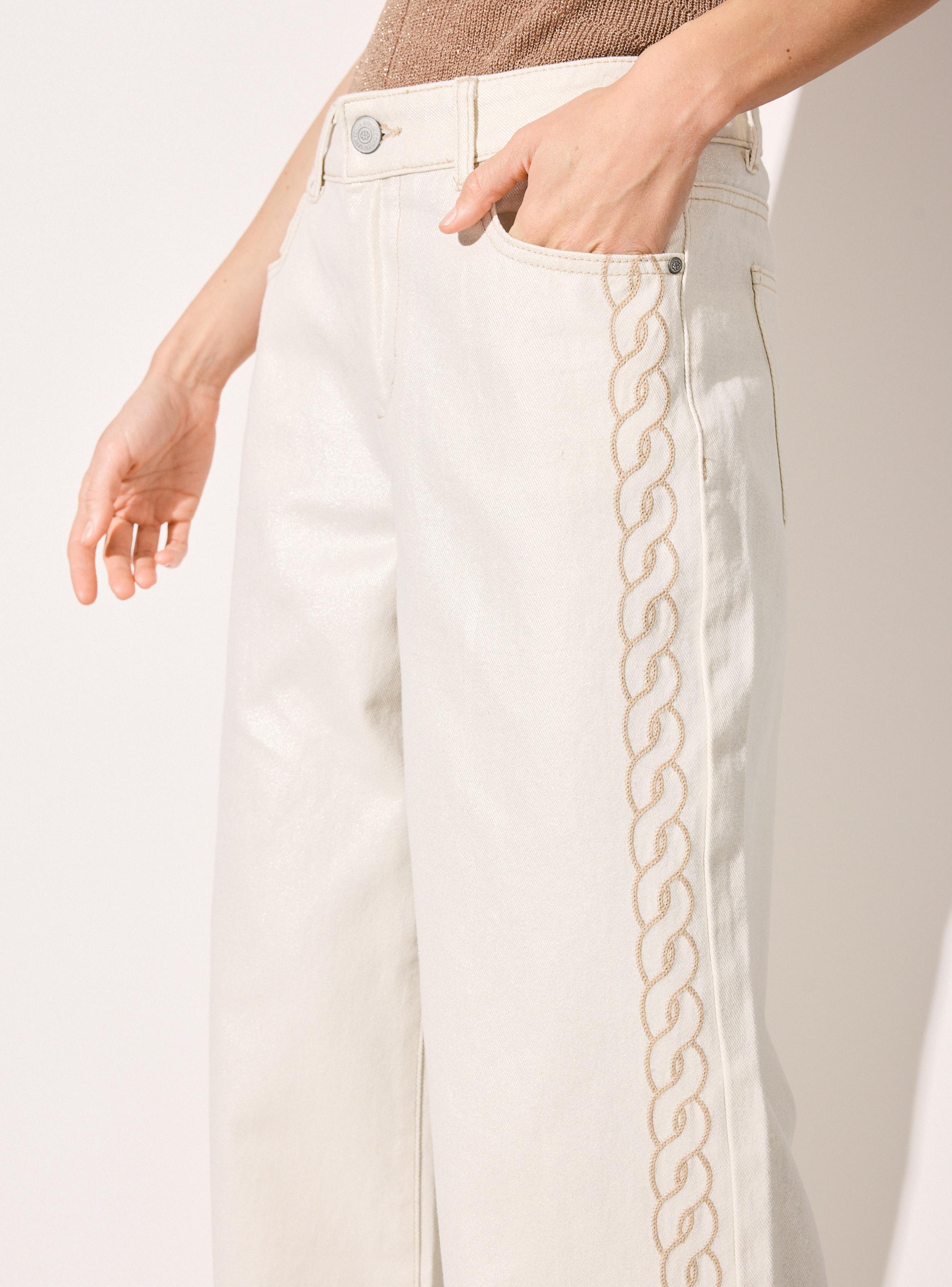 Jeans Jeans Coated Bordado-2