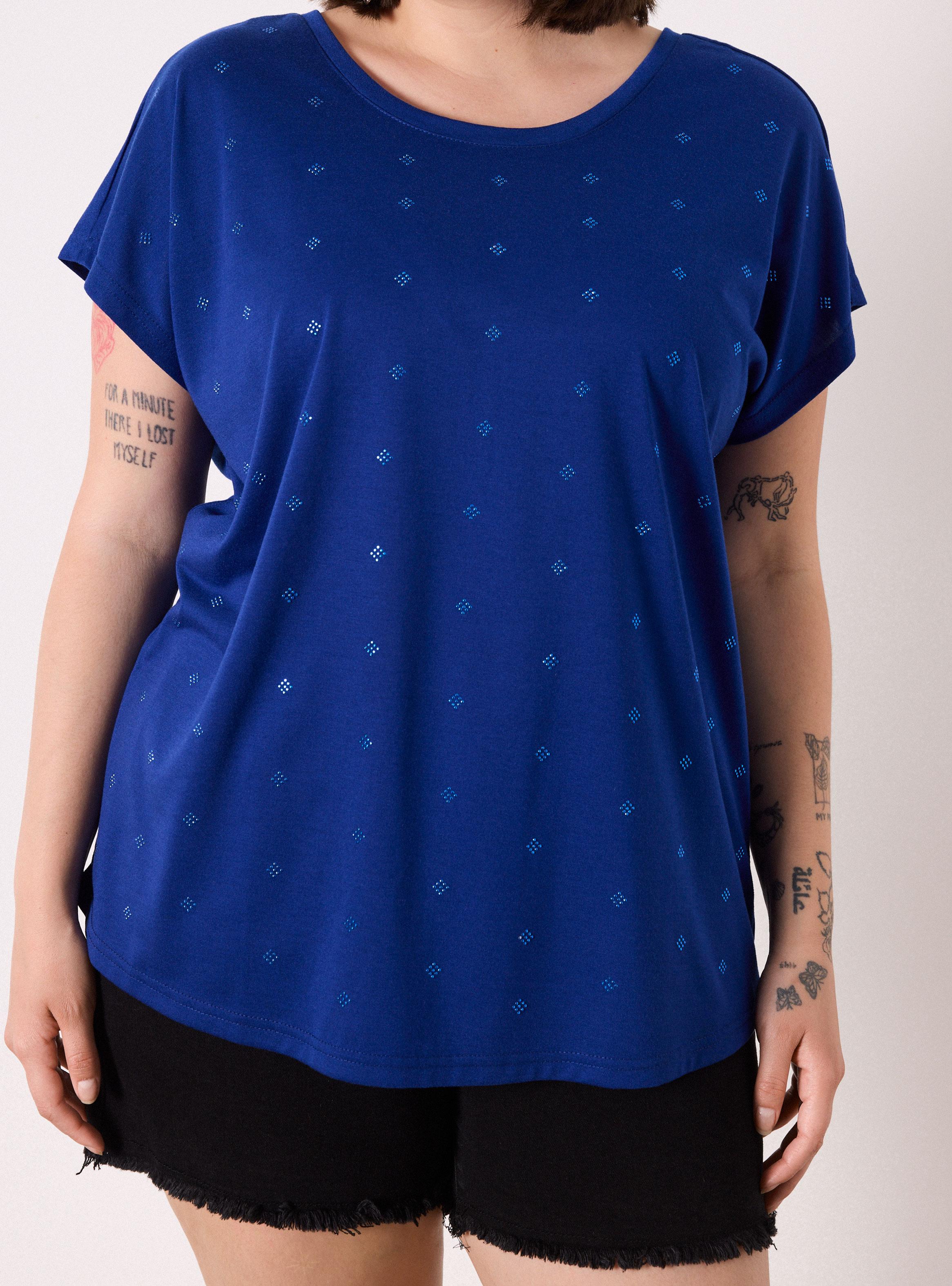 Polera Brillos Delanteros y Escote V en Espalda-2