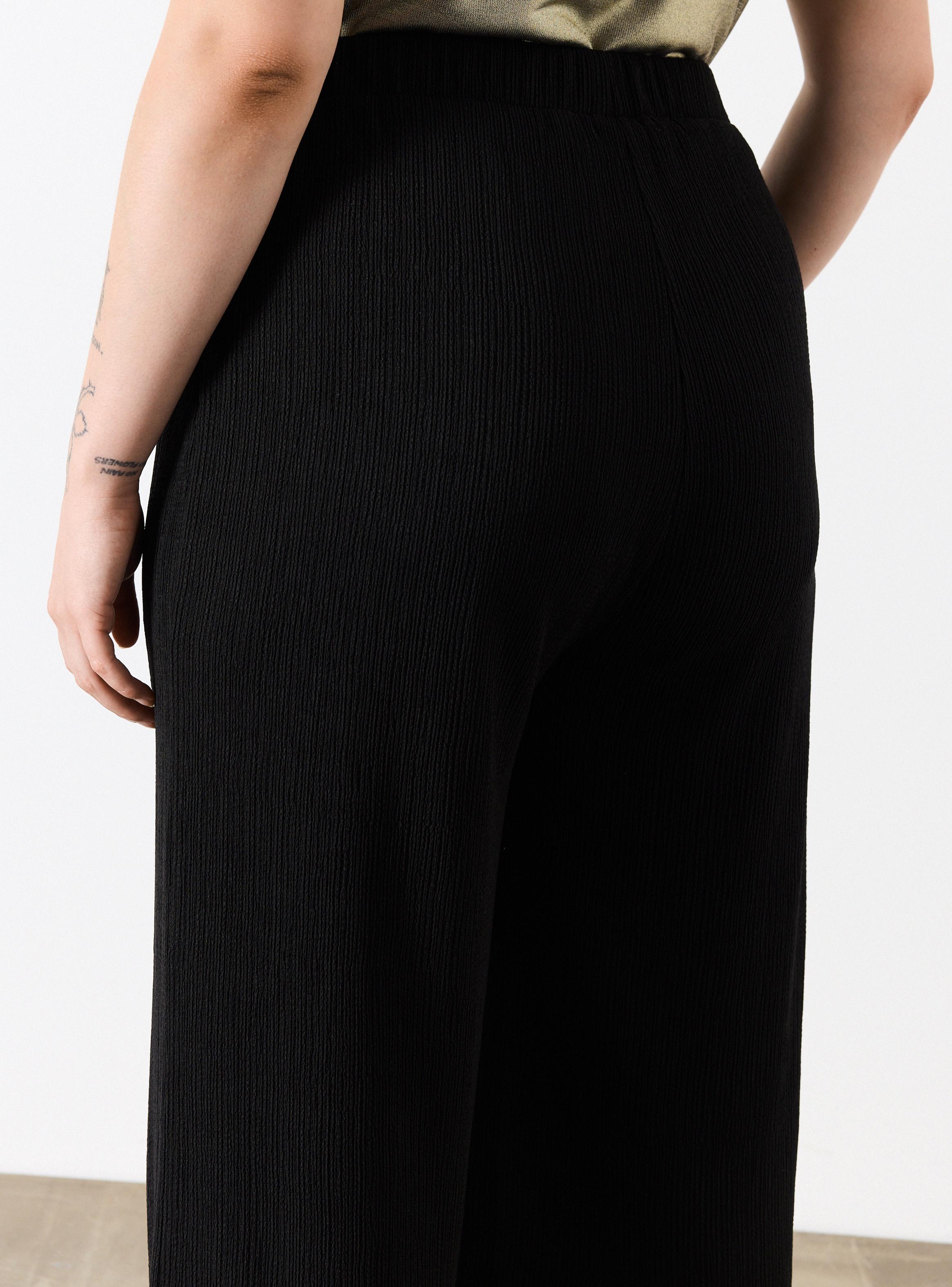 Pantalón Wide Leg Texturado Stretch Curvy-3