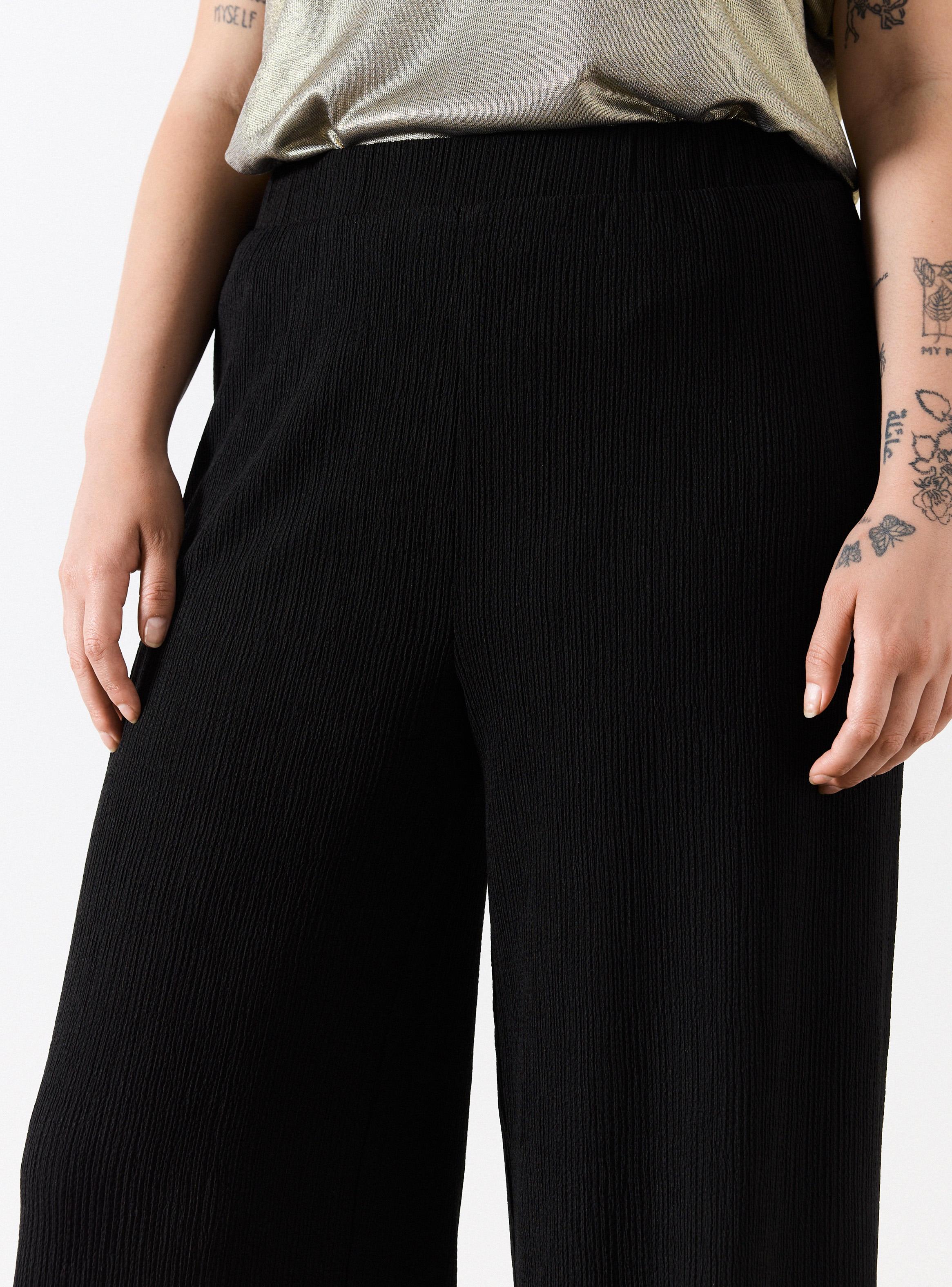 Pantalón Wide Leg Texturado Stretch Curvy-2