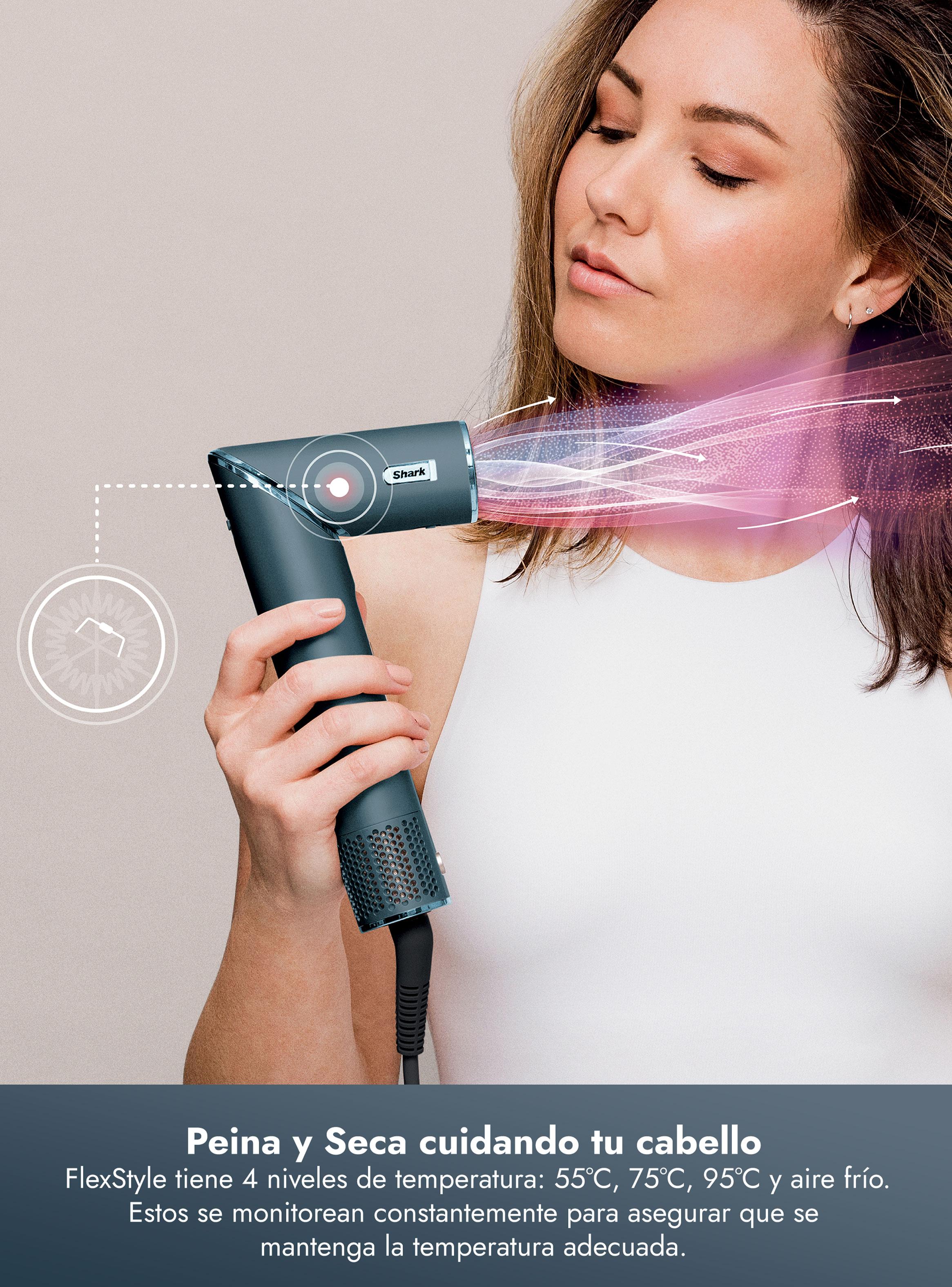 Secador de Pelo Multistyler FlexStyle 5 en 1 Turquesa HD456-7