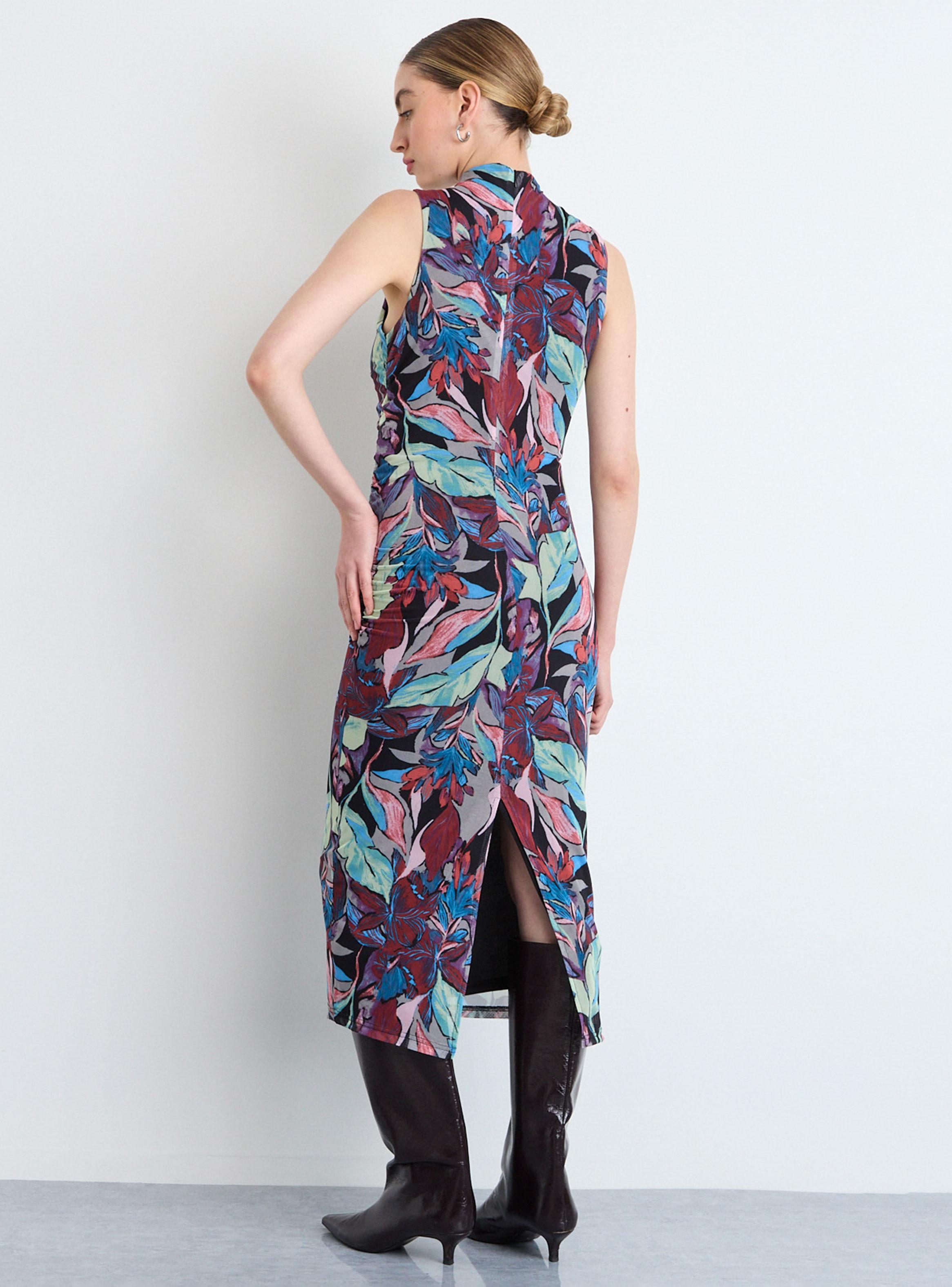 Vestido Fantasía Flor y Color-1