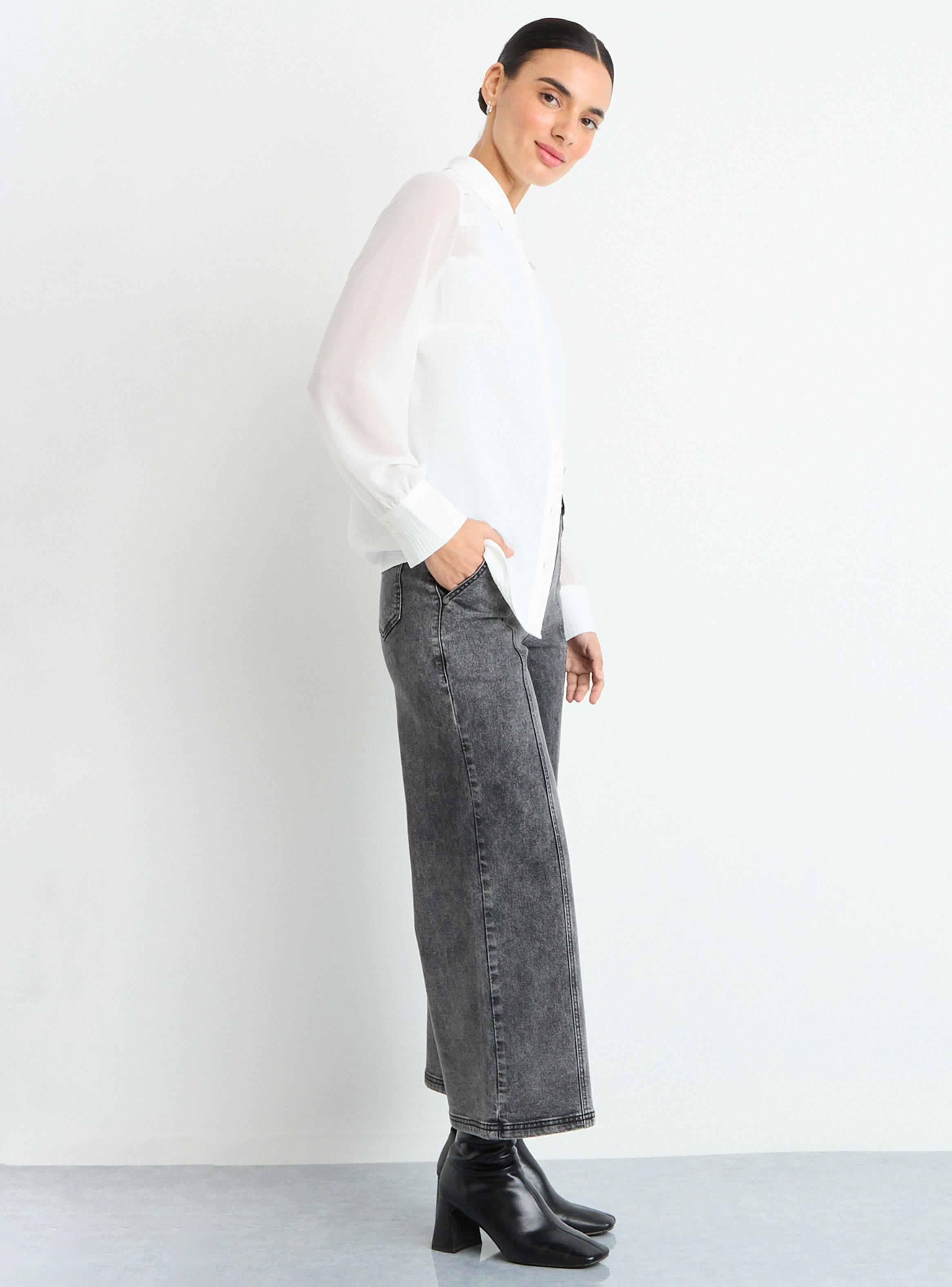 Blusa Lisa Manga Larga-3