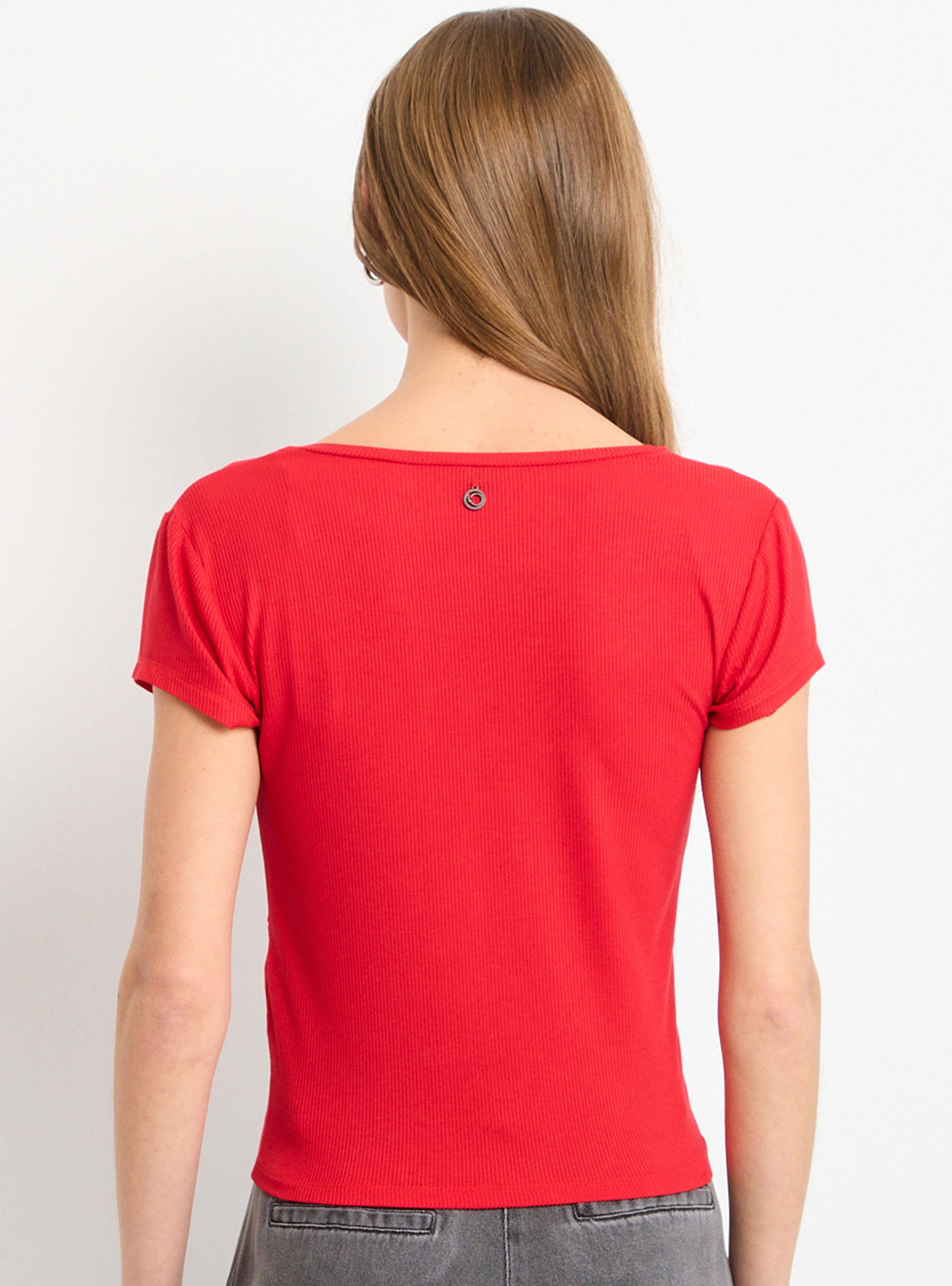 Polera Lisa de Cuello V-1