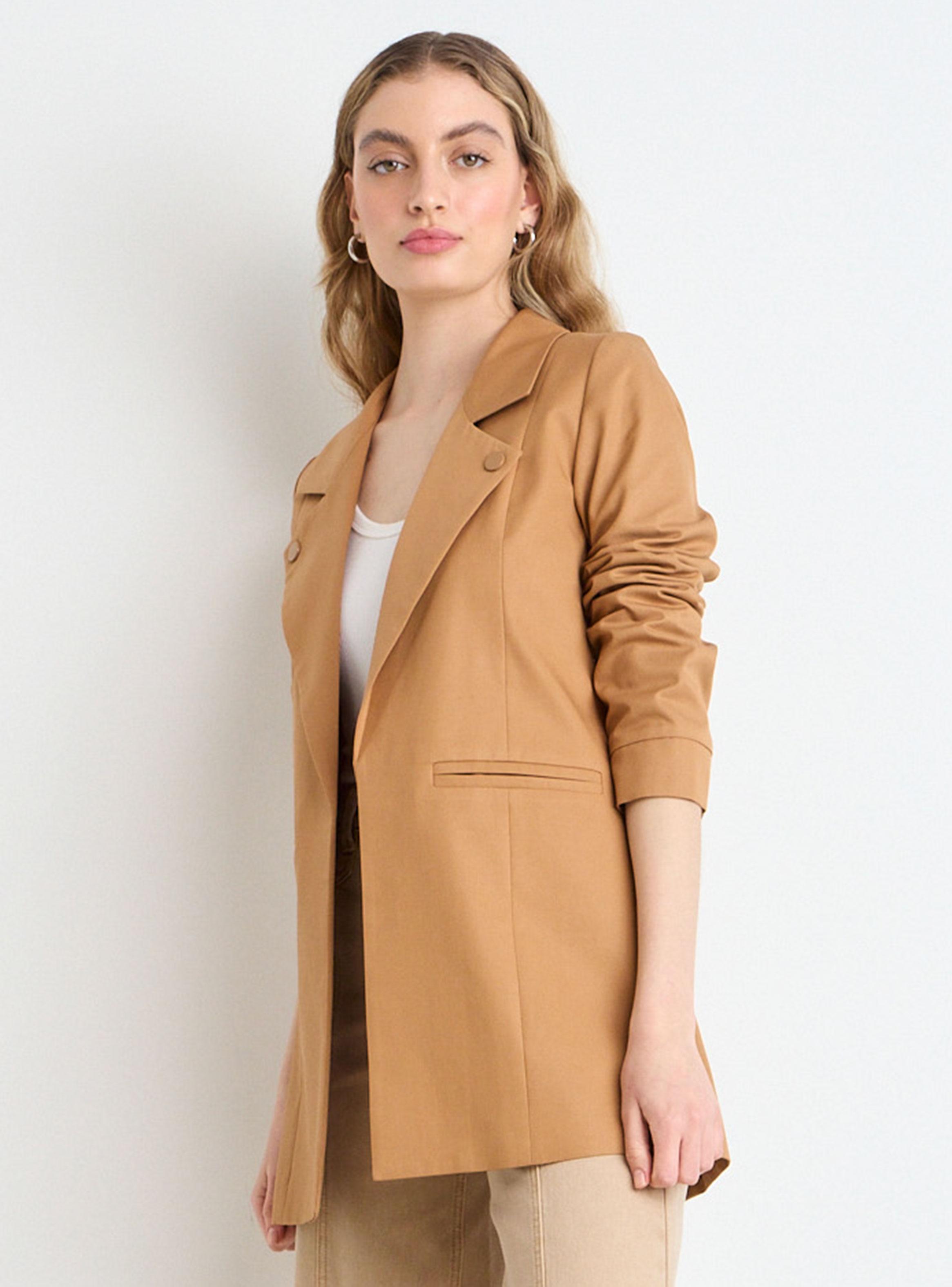 Tapado Liso con Cuello V-1