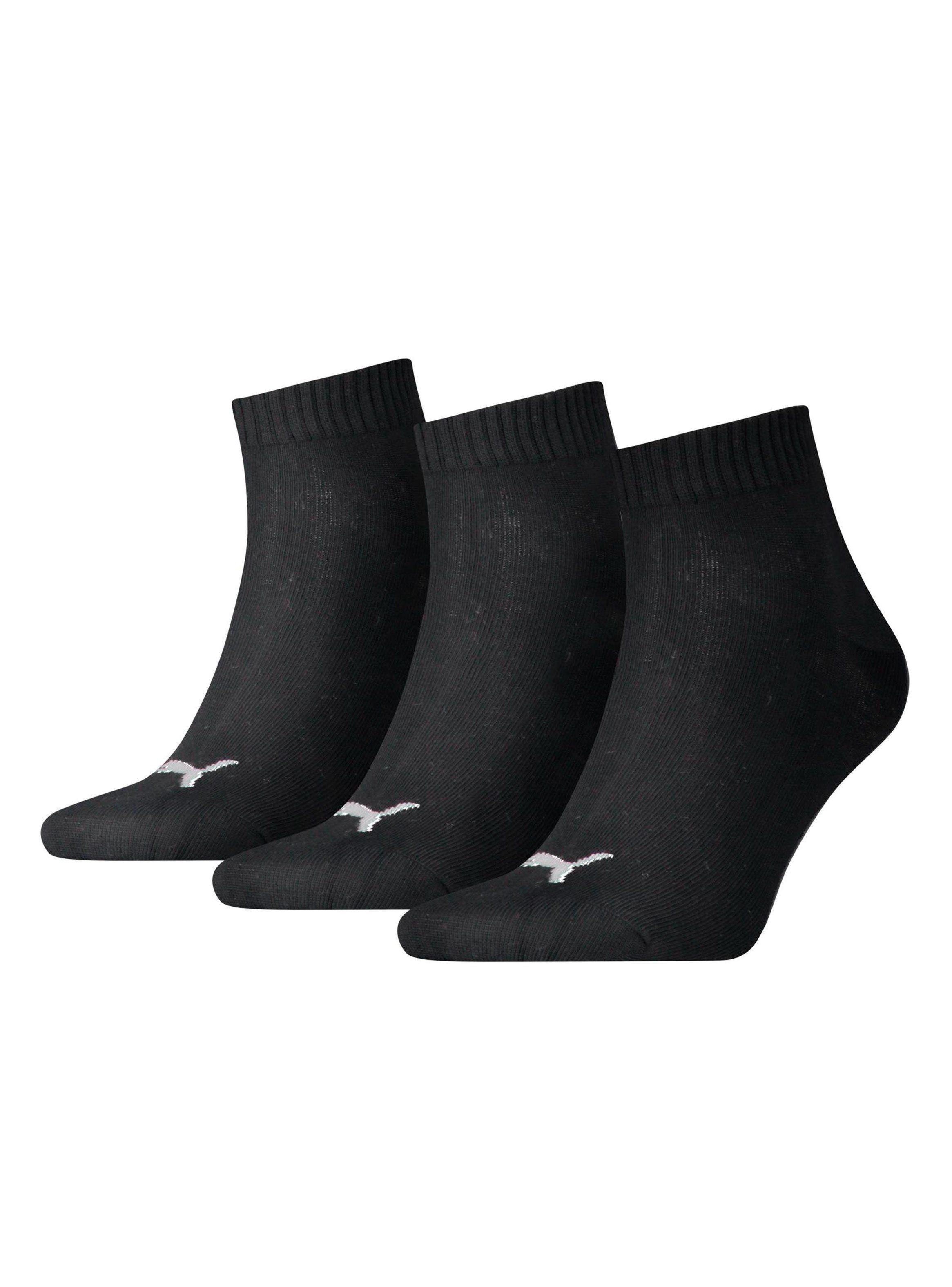 Tripack Calcetín Quarter Plain Unisex-0