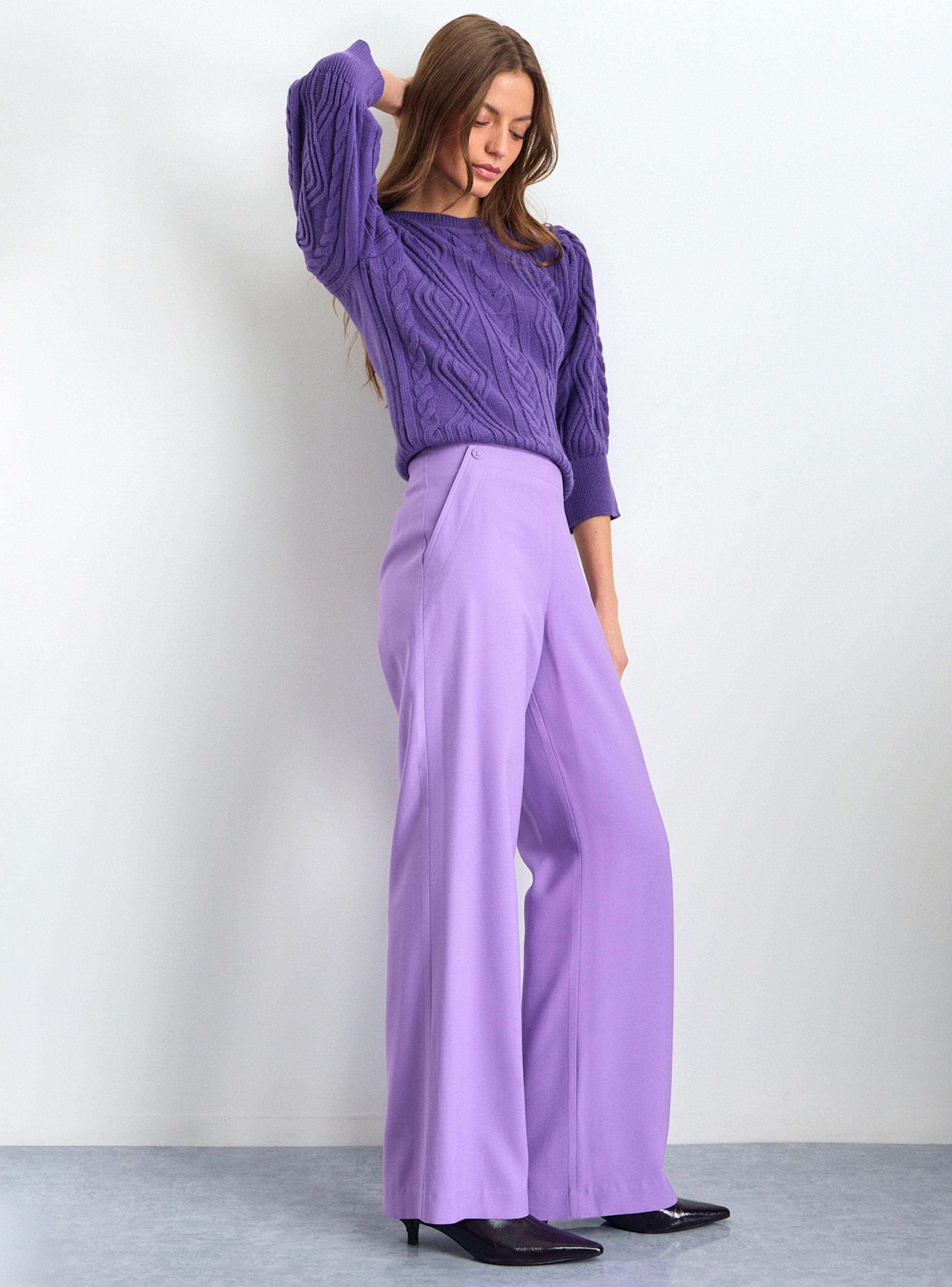 Sweater Liso Tres Cuarto Puño-3