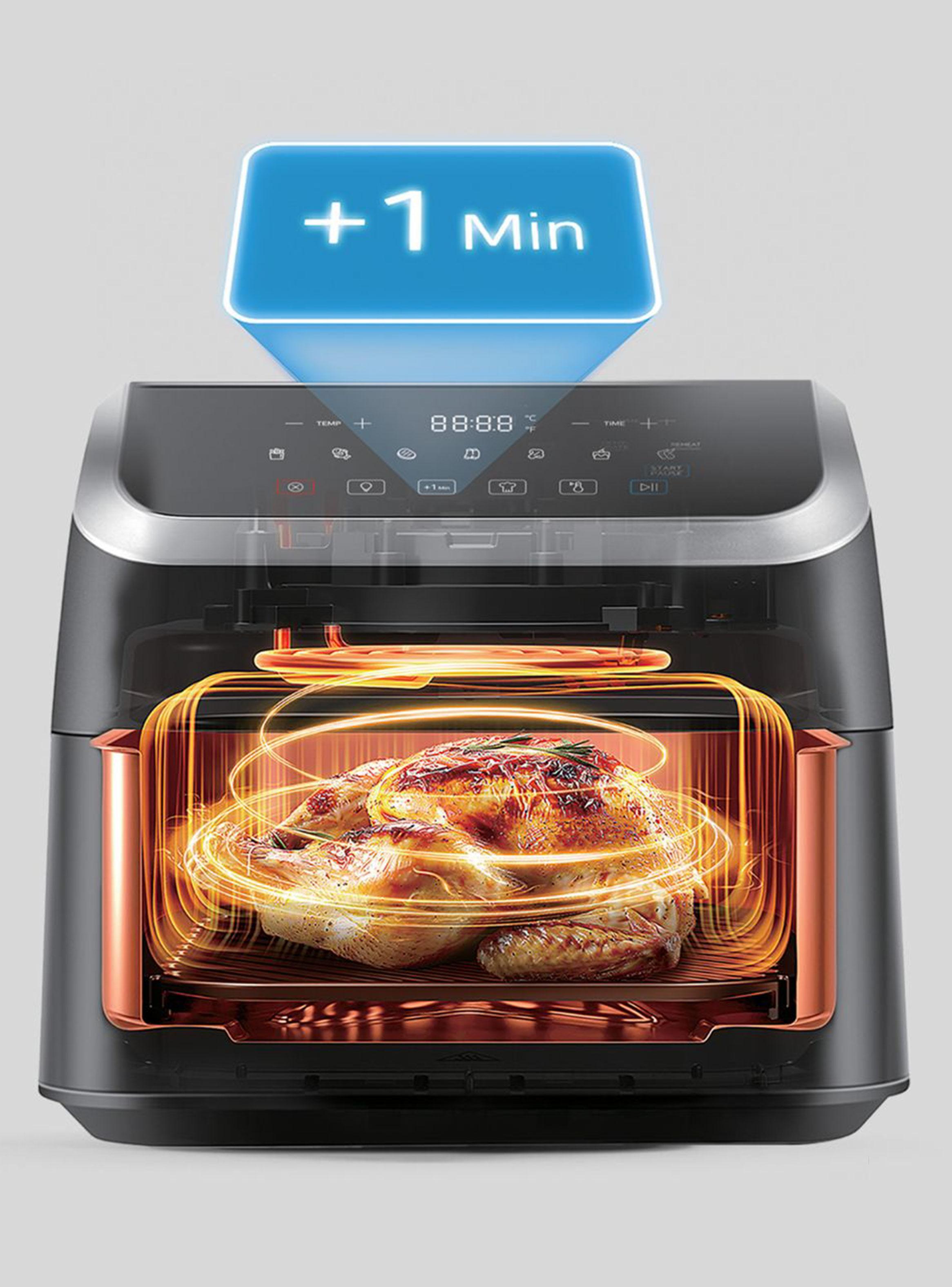 Freidora de Aire Digital 8.5 Litros 2200W MF-TN85DBK-2