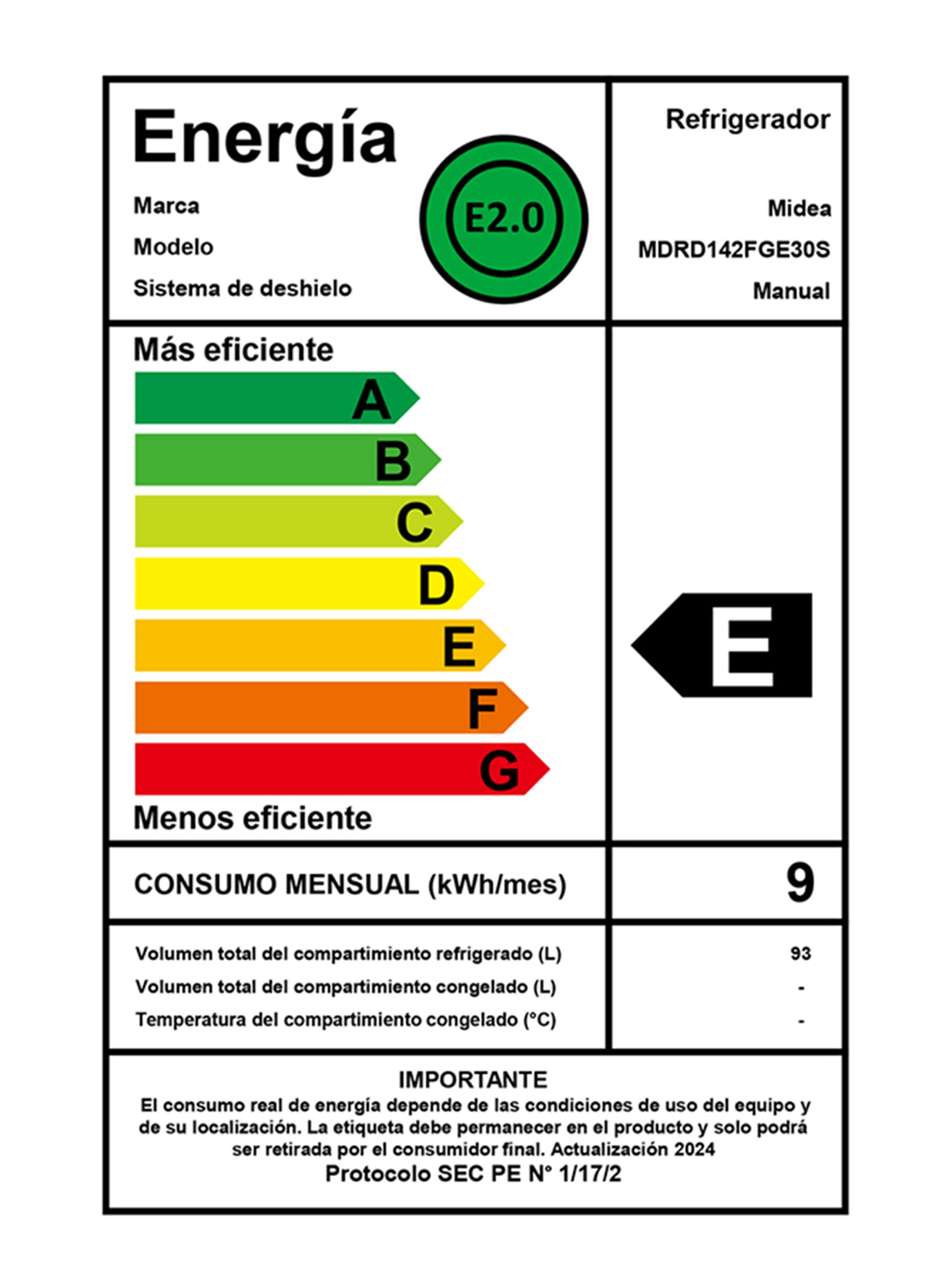 Frigobar Frío Directo 93 Litros MDRD142FGE30S-5