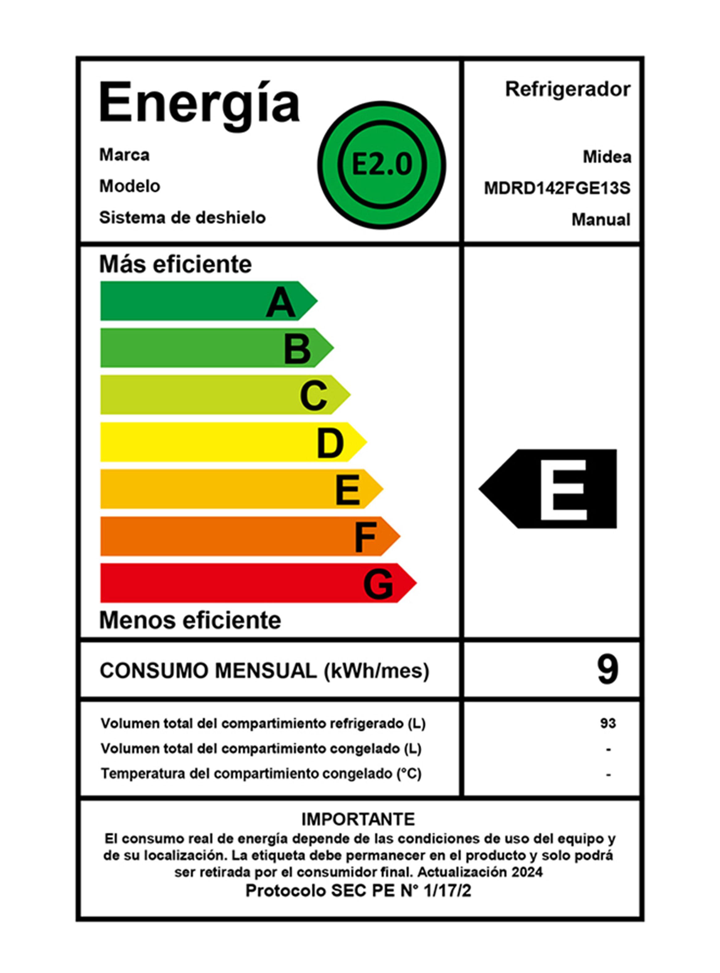 Frigobar Frío Directo 93 Litros MDRD142FGE13S Rojo-7