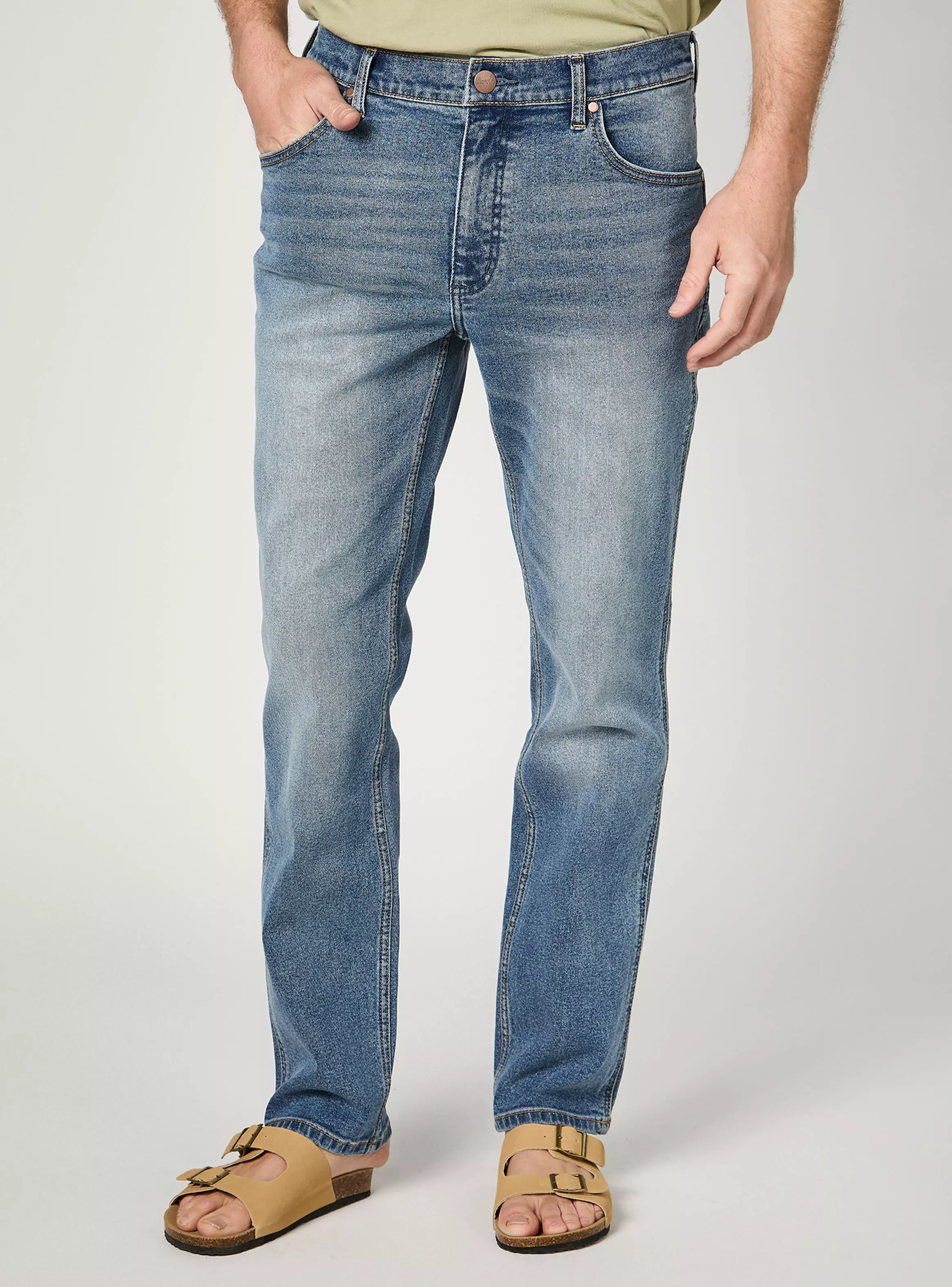 Jeans Algodón Regular Fit-0