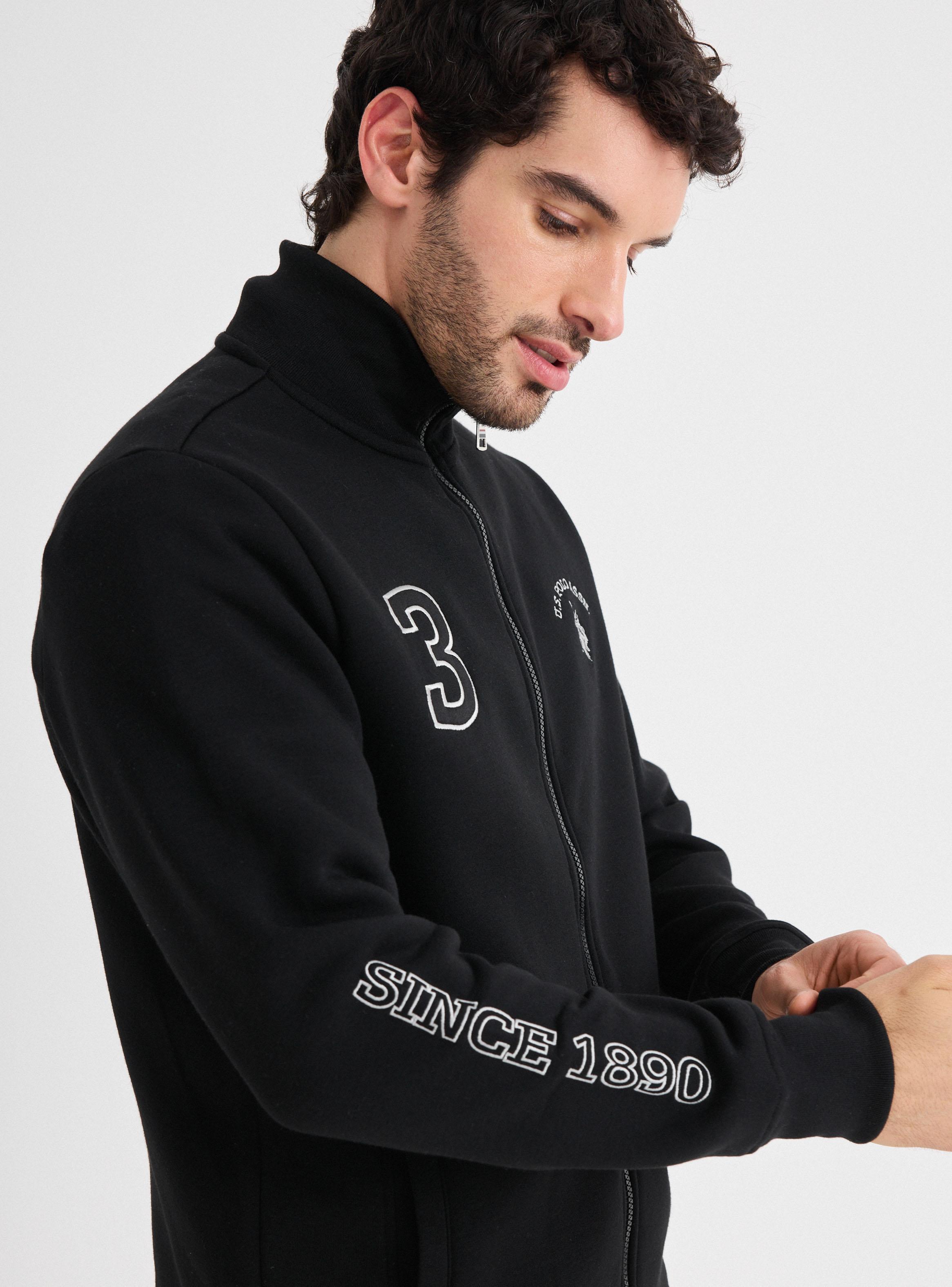 Polerón Full Zipper Rib Cuello y Mangas-3