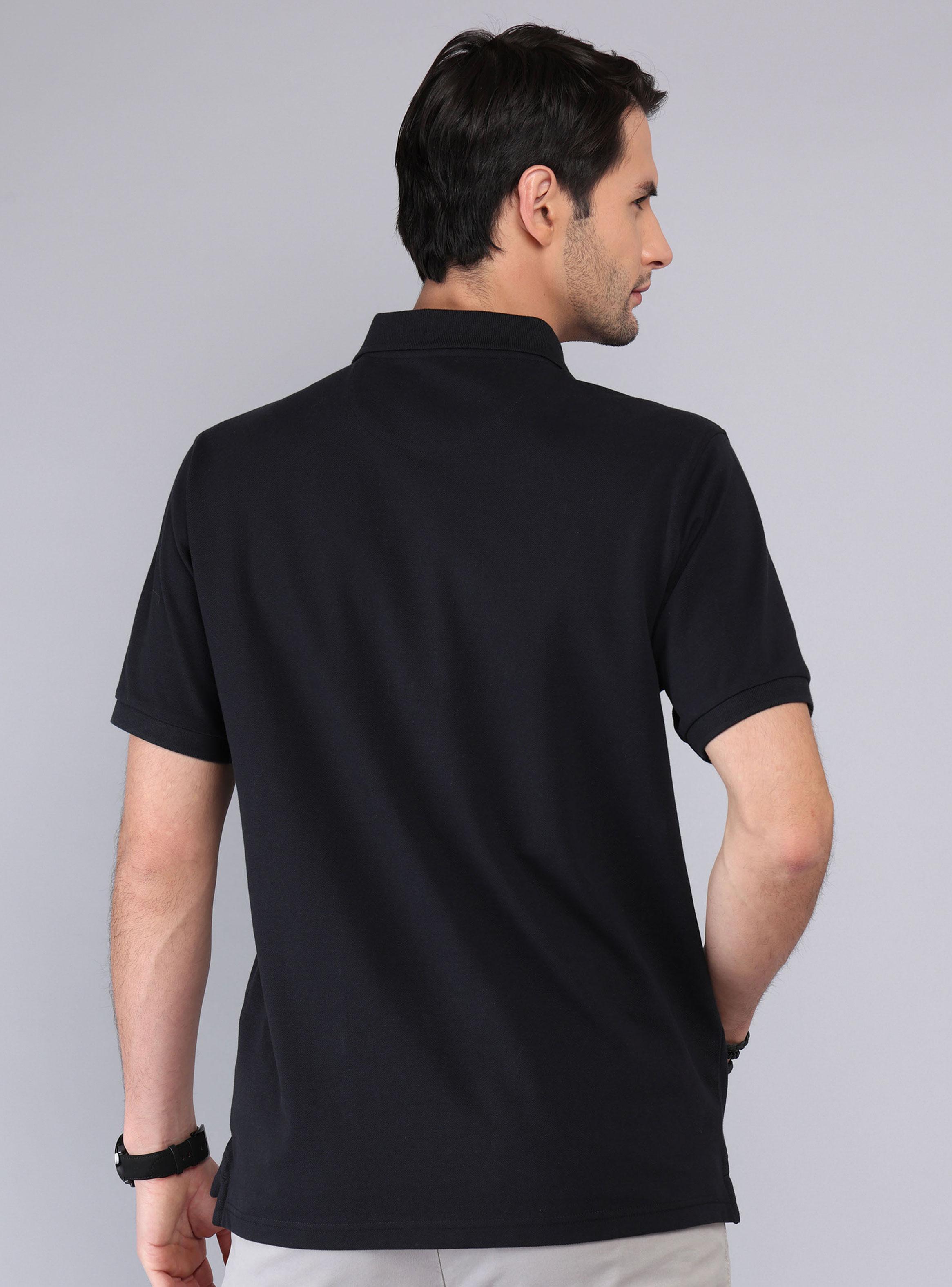 Polera Pique Cuello Polo Color-1