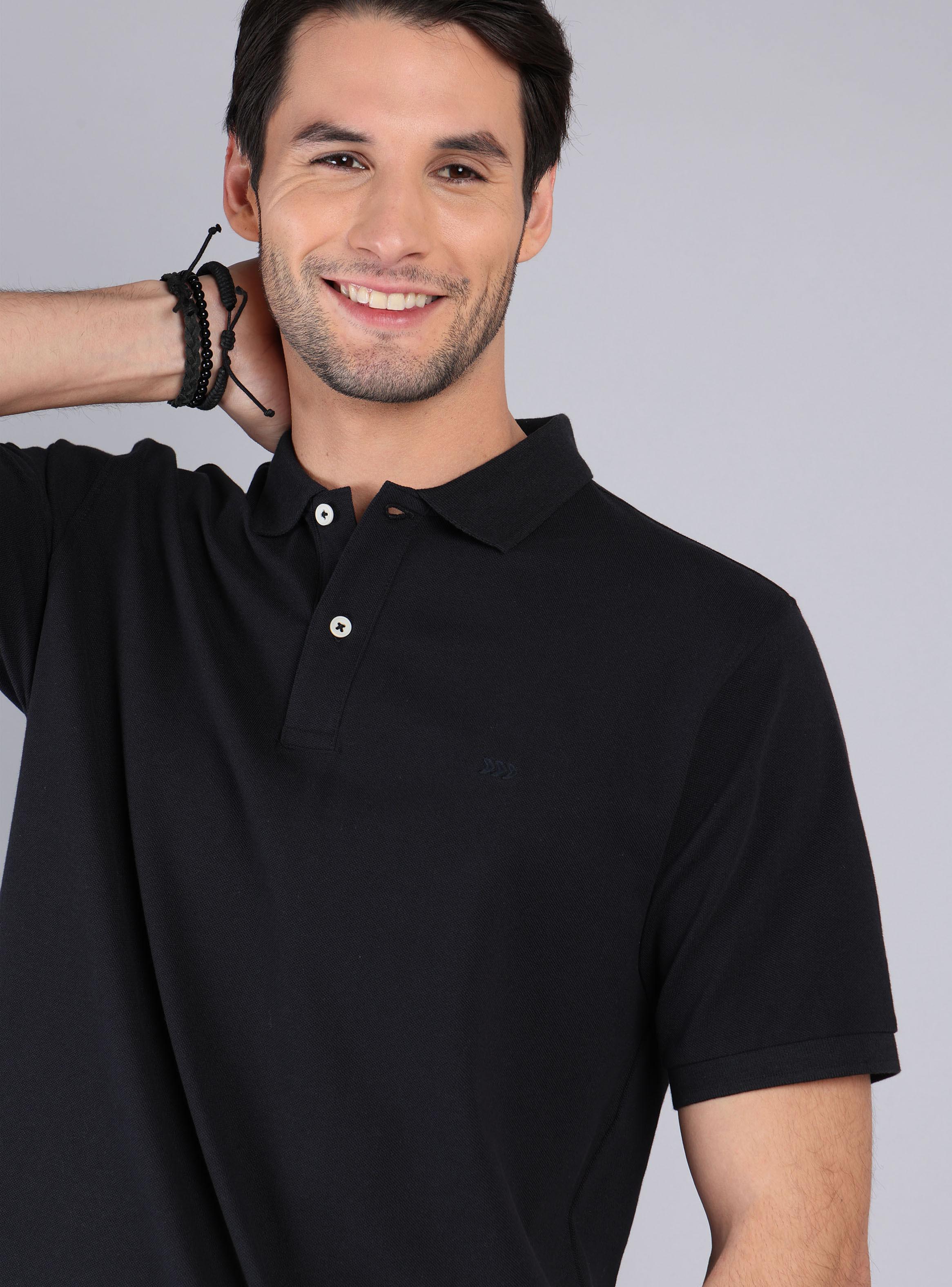Polera Pique Cuello Polo Color-2