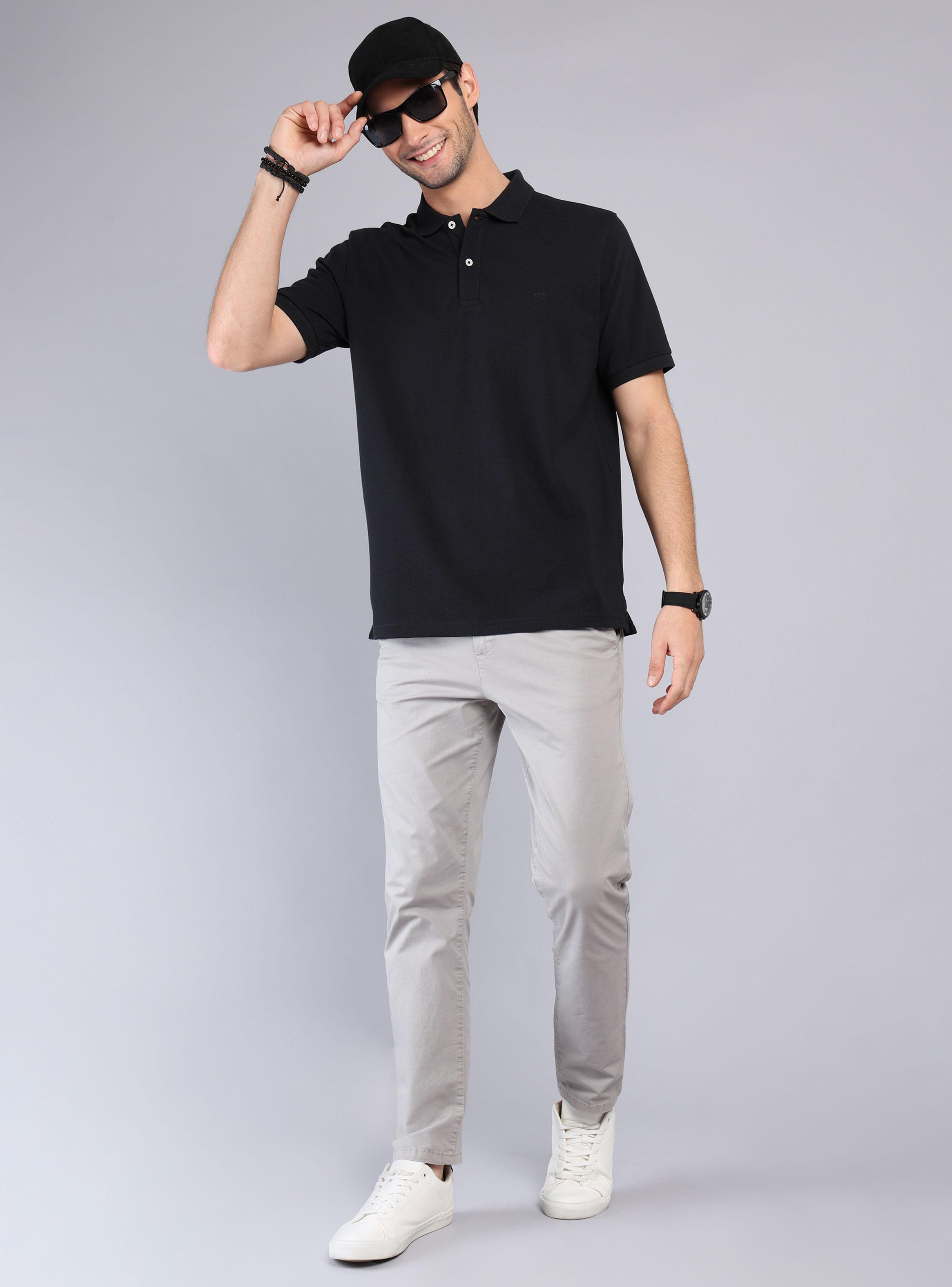 Polera Pique Cuello Polo Color-4