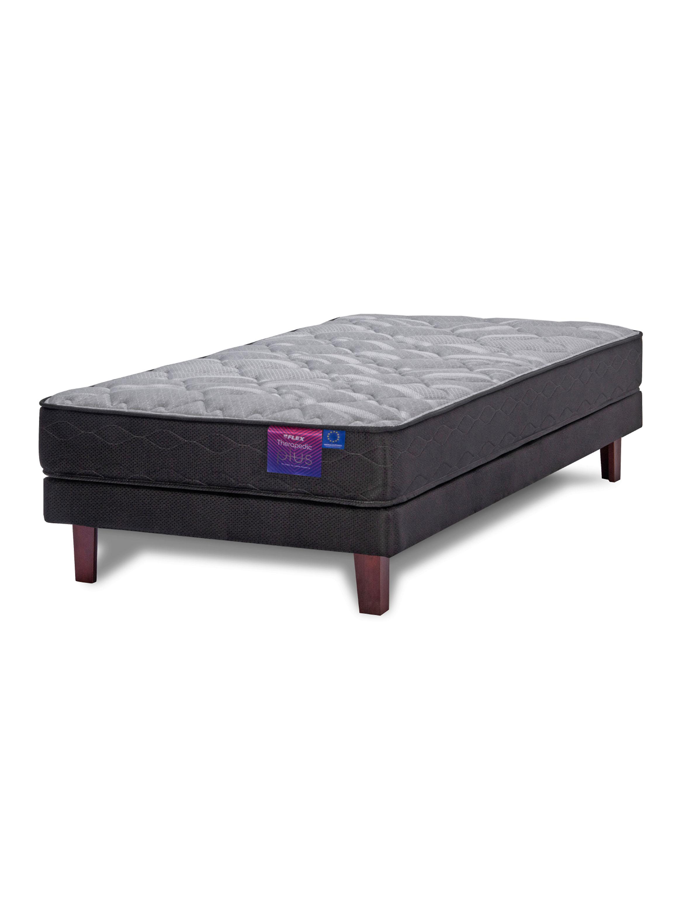 Cama Europea Therapedic Plus 1.5 Plazas Box-0