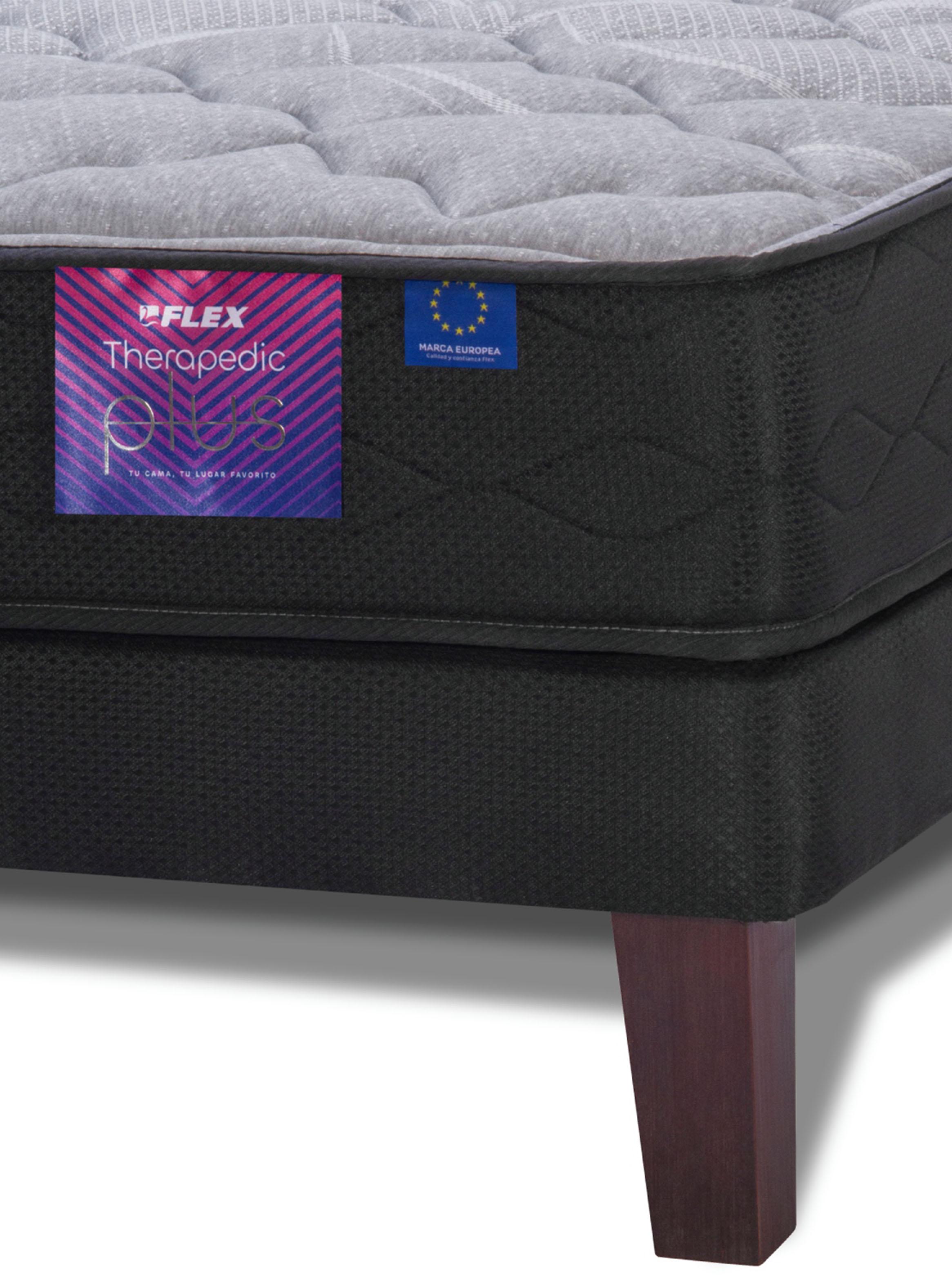 Cama Europea Therapedic Plus 1 Plaza Box-4