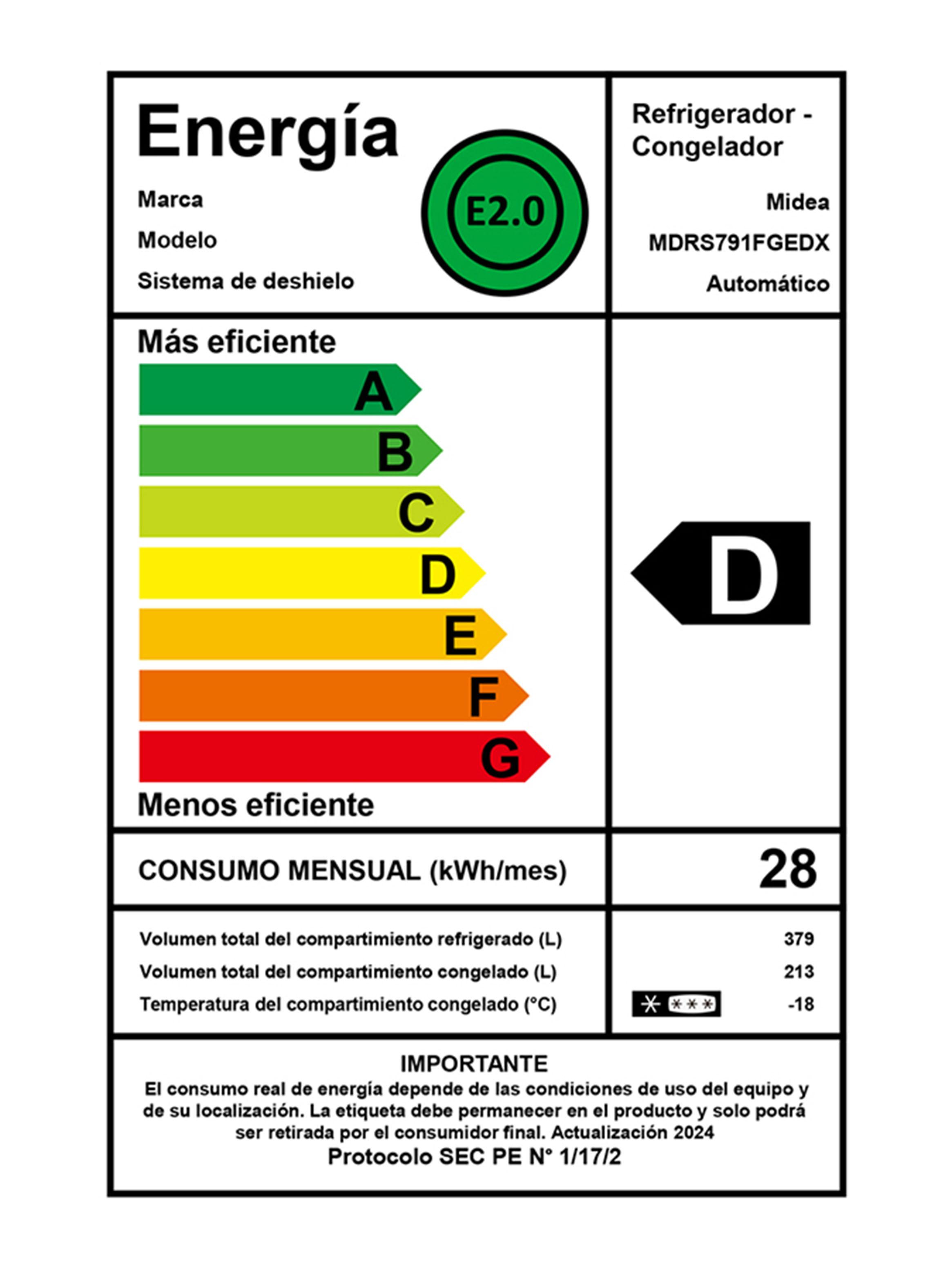 Refrigerador Side By Side No Frost 592 Litros MDRS791FGEDX-7