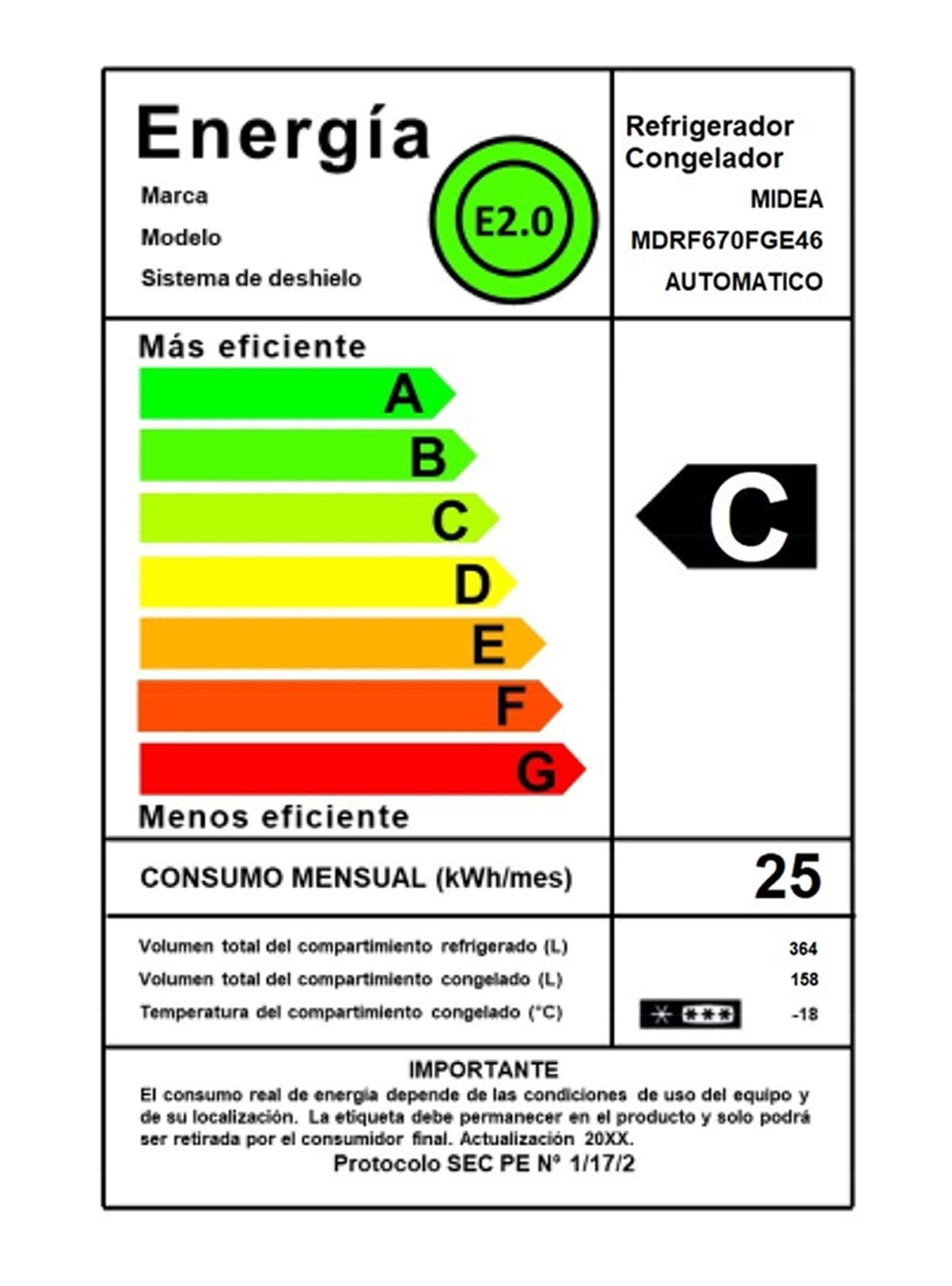 Refrigerador MultiDoor No Frost 522 Litros MDRF670FGE46-8